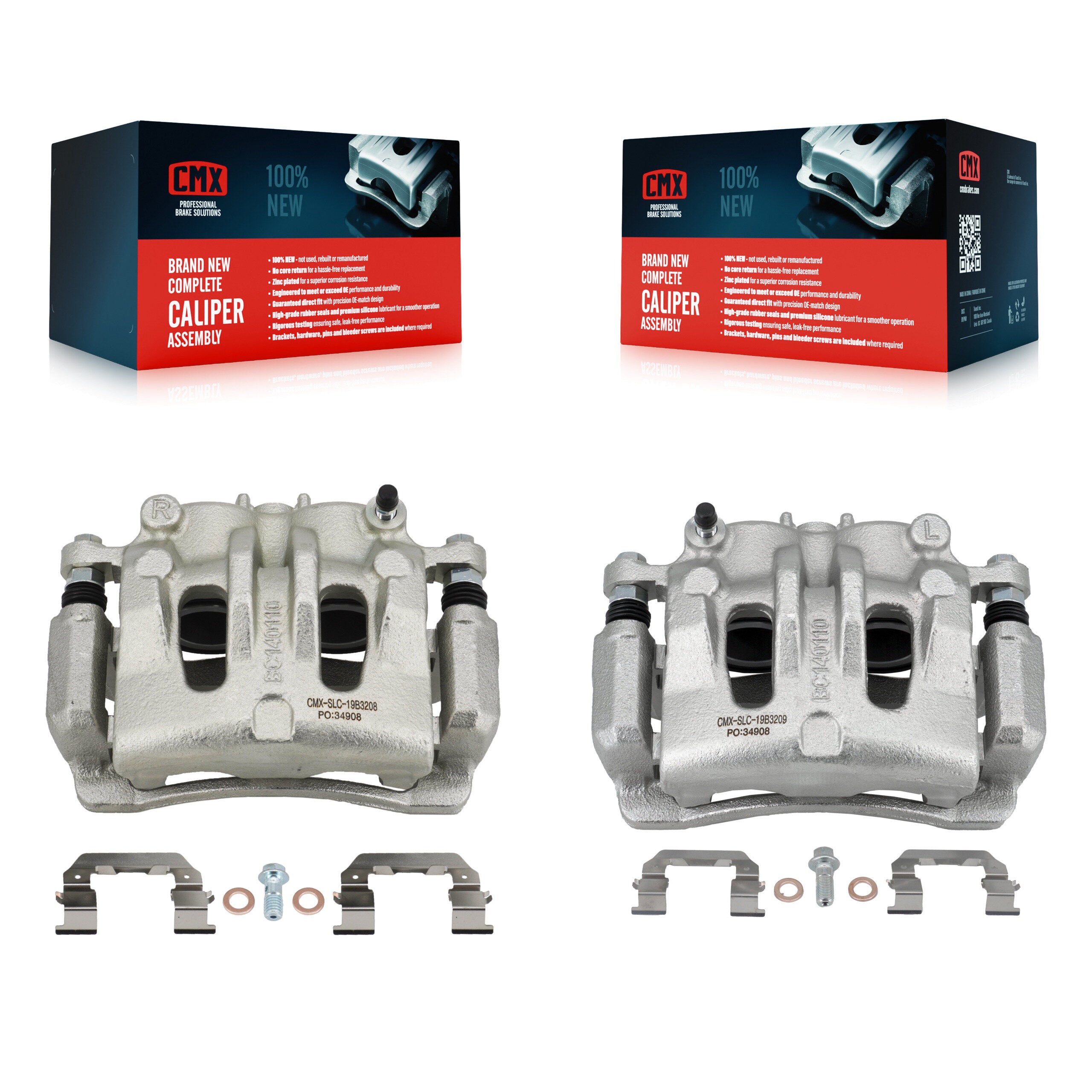 CMX KBC-100222 Disc Brake Caliper for 2006-2014 Kia Sedona, Hyundai Entourage - Front product image