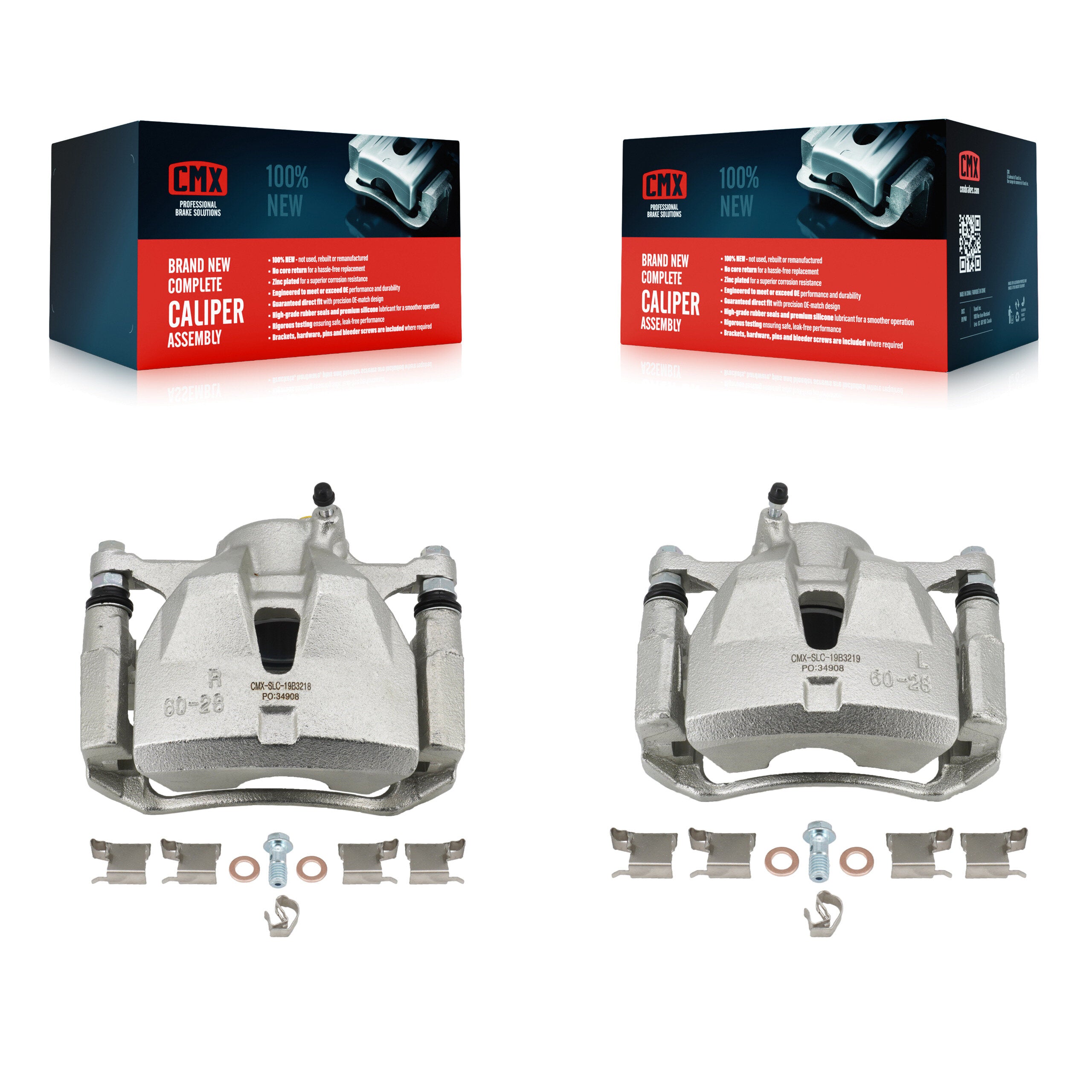 CMX KBC-100225 Disc Brake Caliper for 2006-2015 Lexus IS250 - Front product image