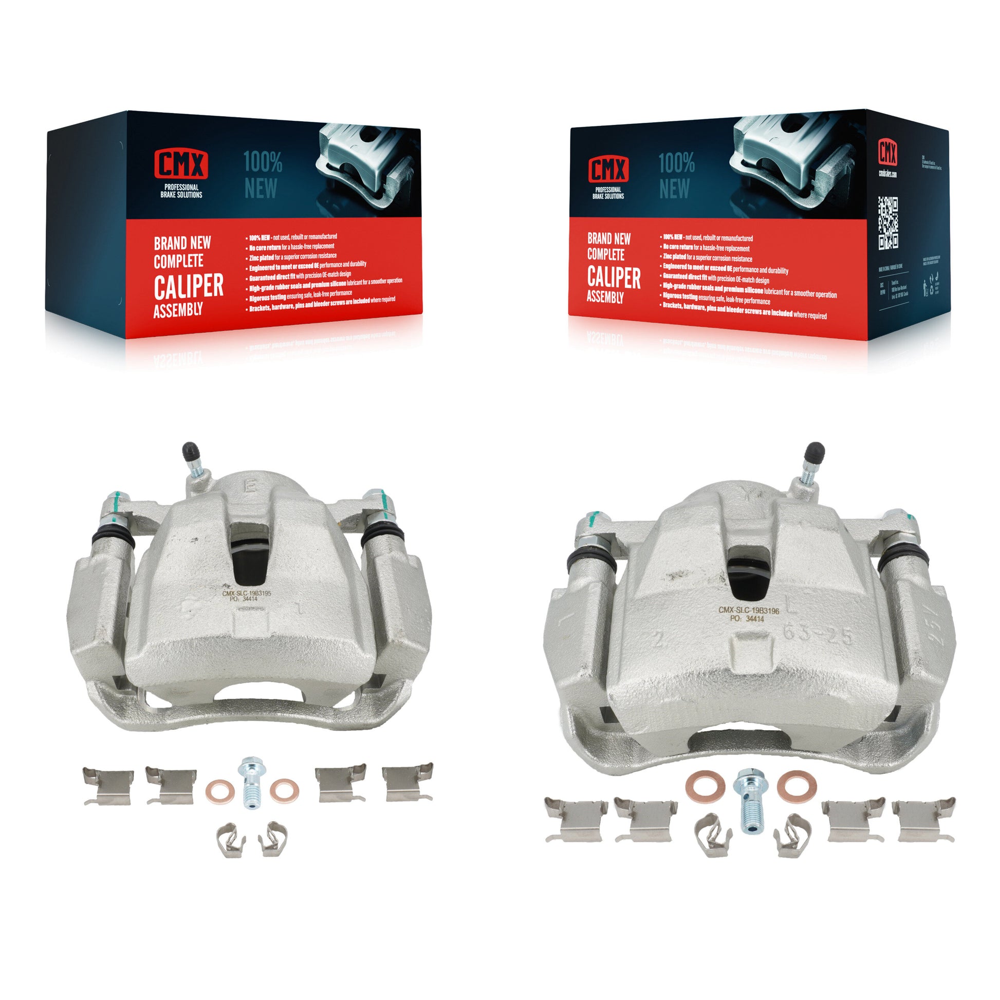 CMX KBC-100236 Disc Brake Caliper for 2014-2015 Toyota RAV4 - Front product image