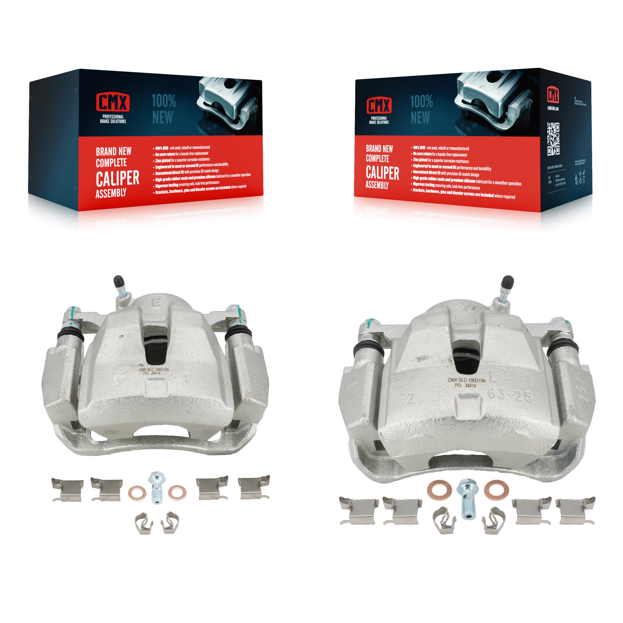 CMX KBC-100236 Disc Brake Caliper for 2014-2015 Toyota RAV4 - Front product image