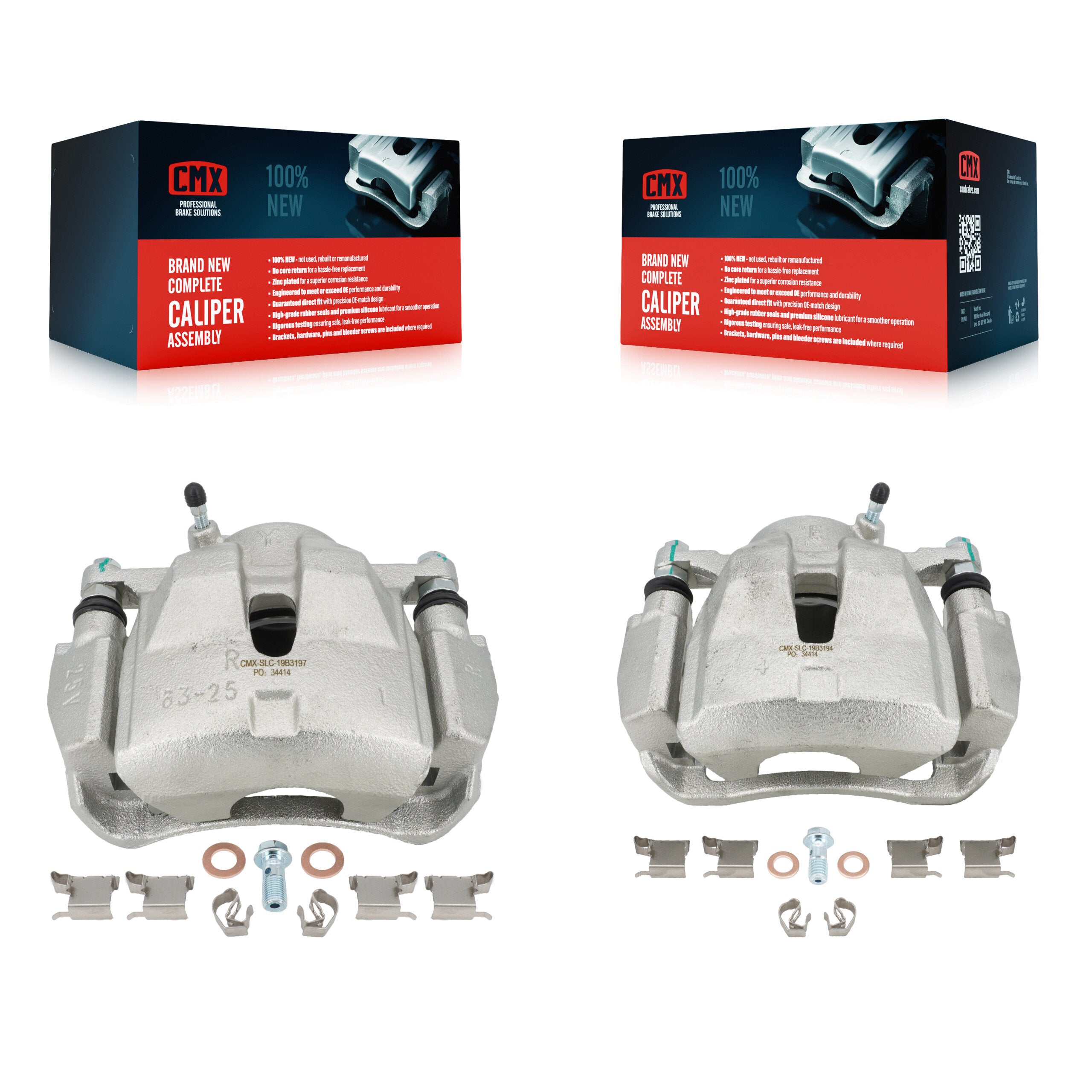 CMX KBC-100237 Disc Brake Caliper for 2014-2015 Toyota RAV4 - Front product image