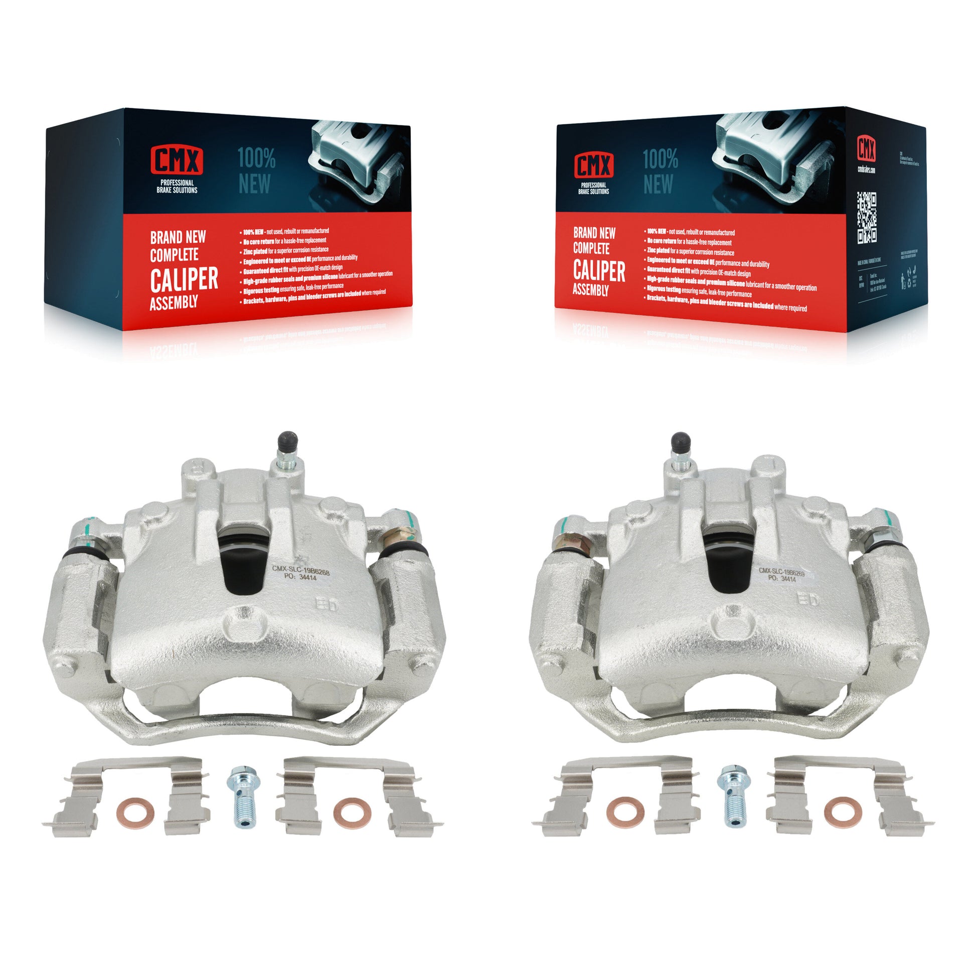 CMX KBC-100240 Disc Brake Caliper for 2009-2013 Kia Forte5, Kia Forte, Kia Forte Koup & more - Front product image