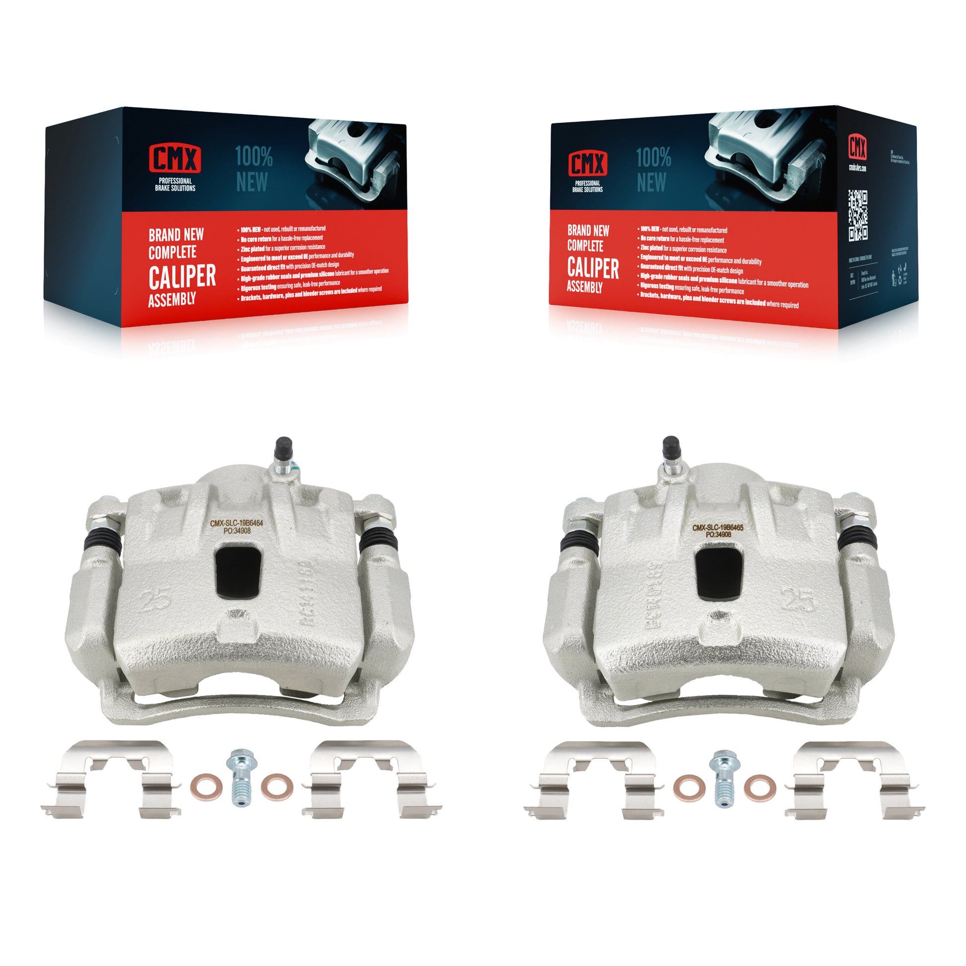 CMX KBC-100241 Disc Brake Caliper for 2011-2012 Hyundai Elantra - Front product image