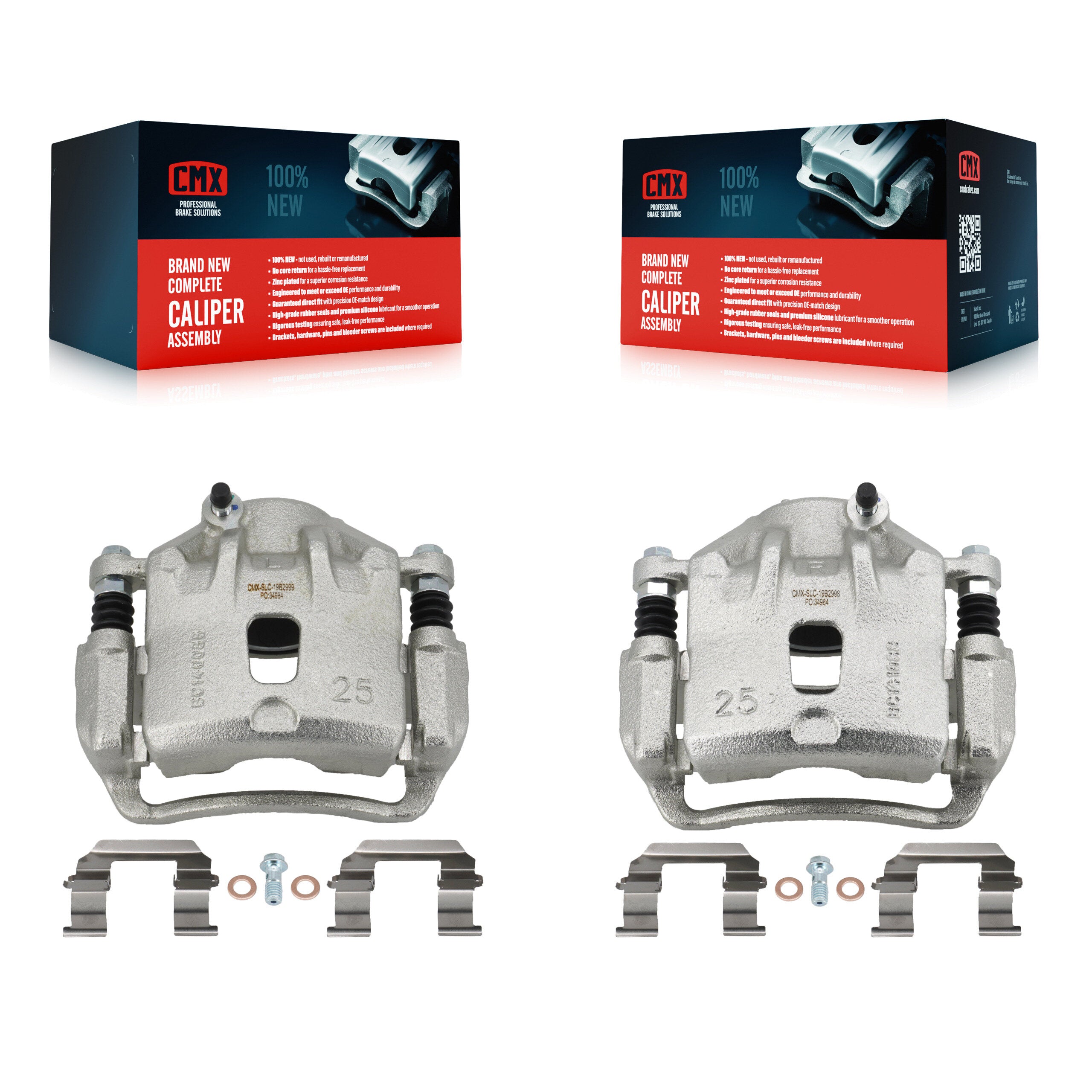 CMX KBC-100242 Disc Brake Caliper for 2010-2013 Kia Soul - Front product image