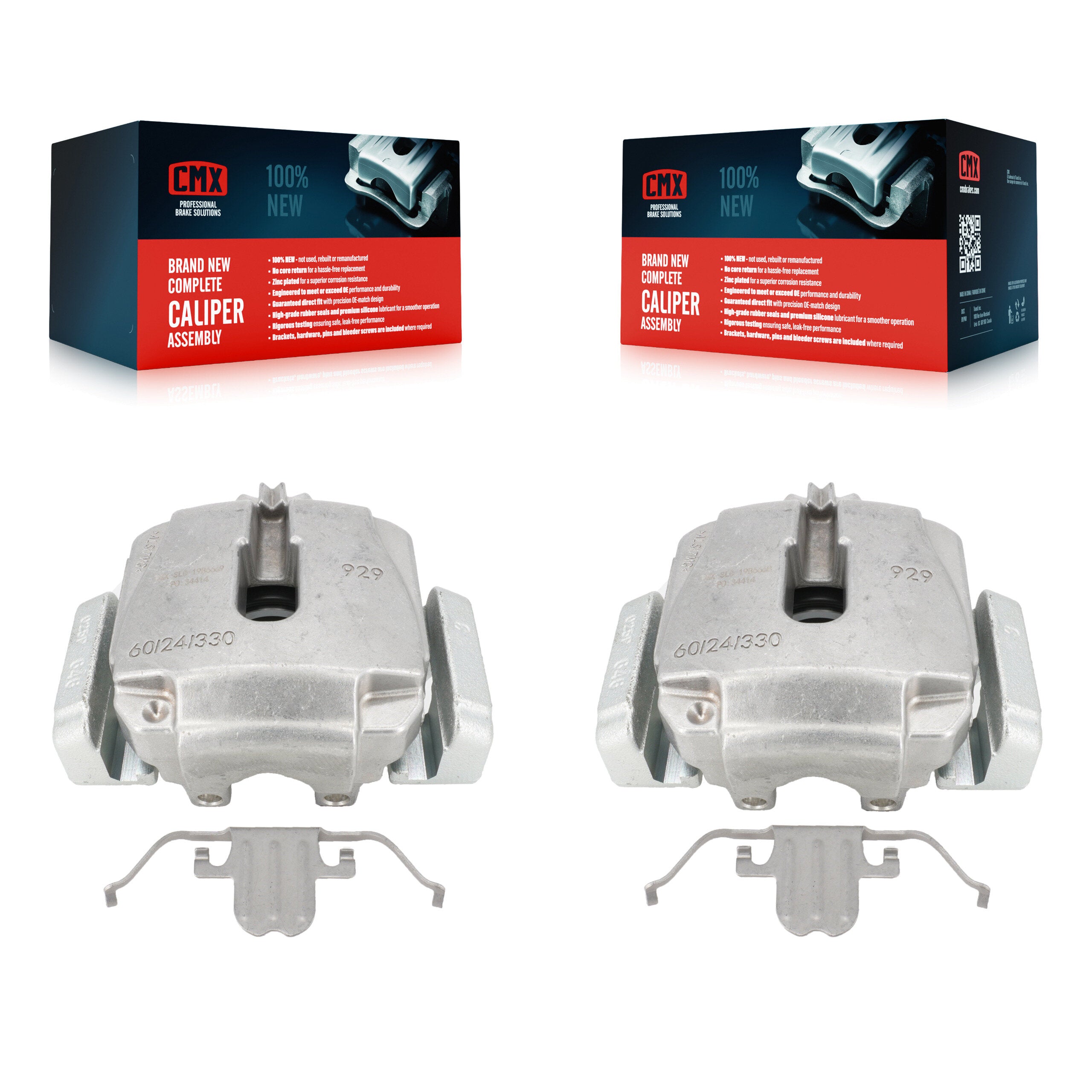 CMX KBC-100248 Disc Brake Caliper for 2011-2016 BMW 528i, BMW 528i xDrive - Front product image