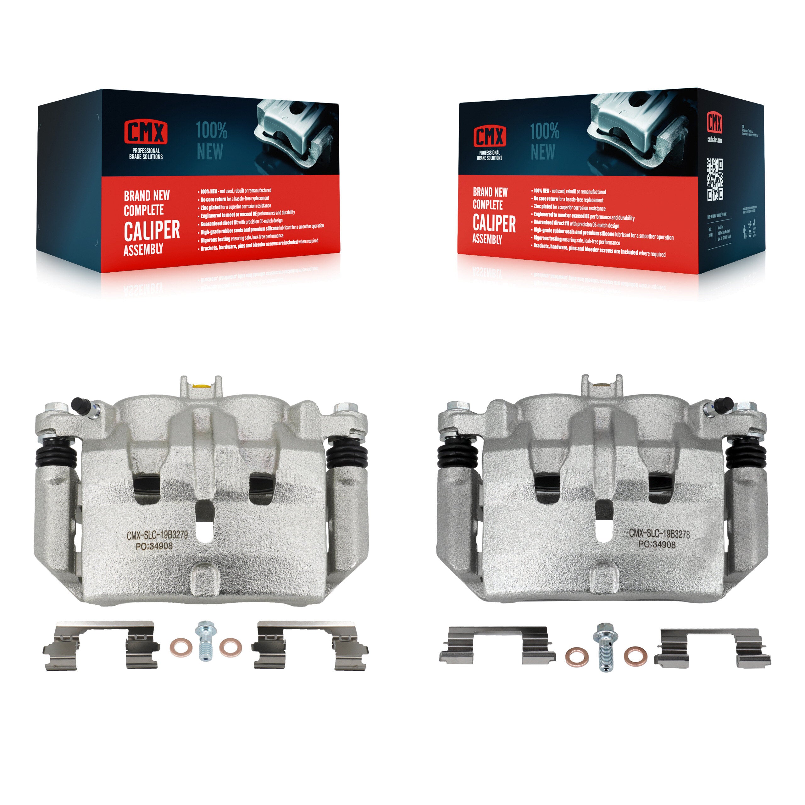 CMX KBC-100249 Disc Brake Caliper for 2007-2013 Acura ZDX, Acura MDX - Front product image
