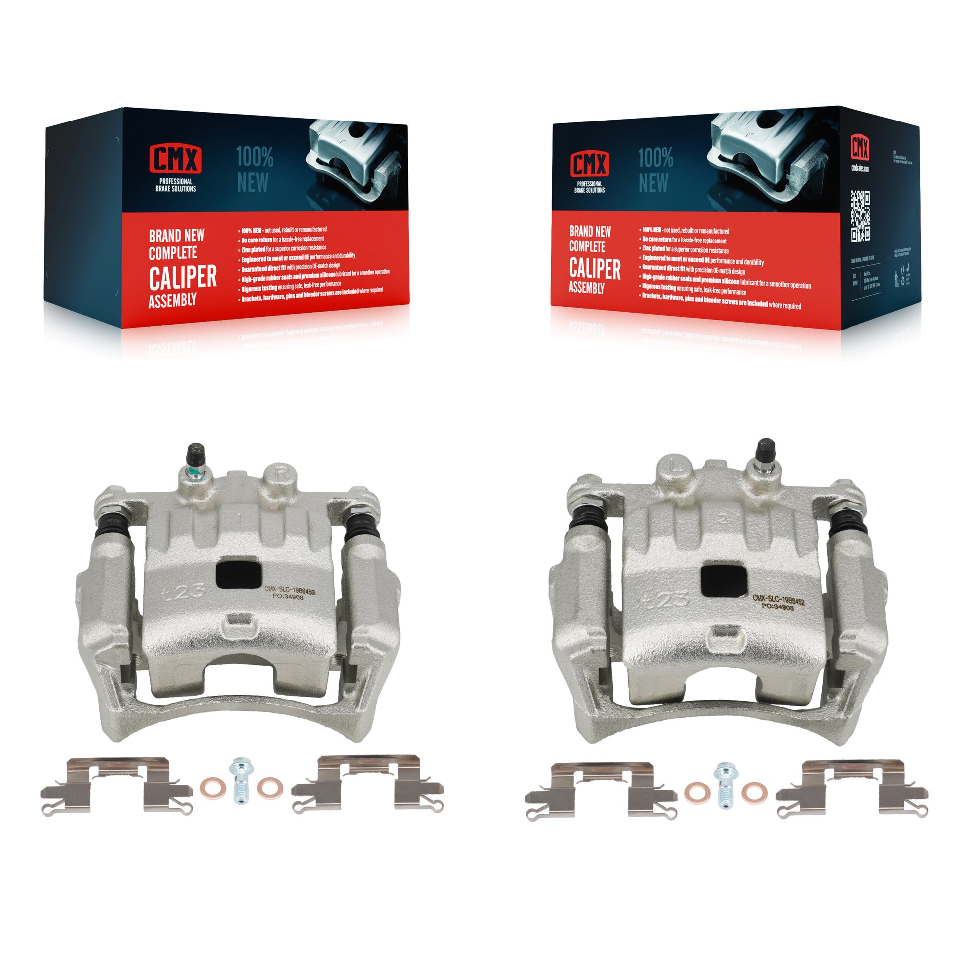 CMX KBC-100251 Disc Brake Caliper for 2011-2014 Mazda 2 - Front product image