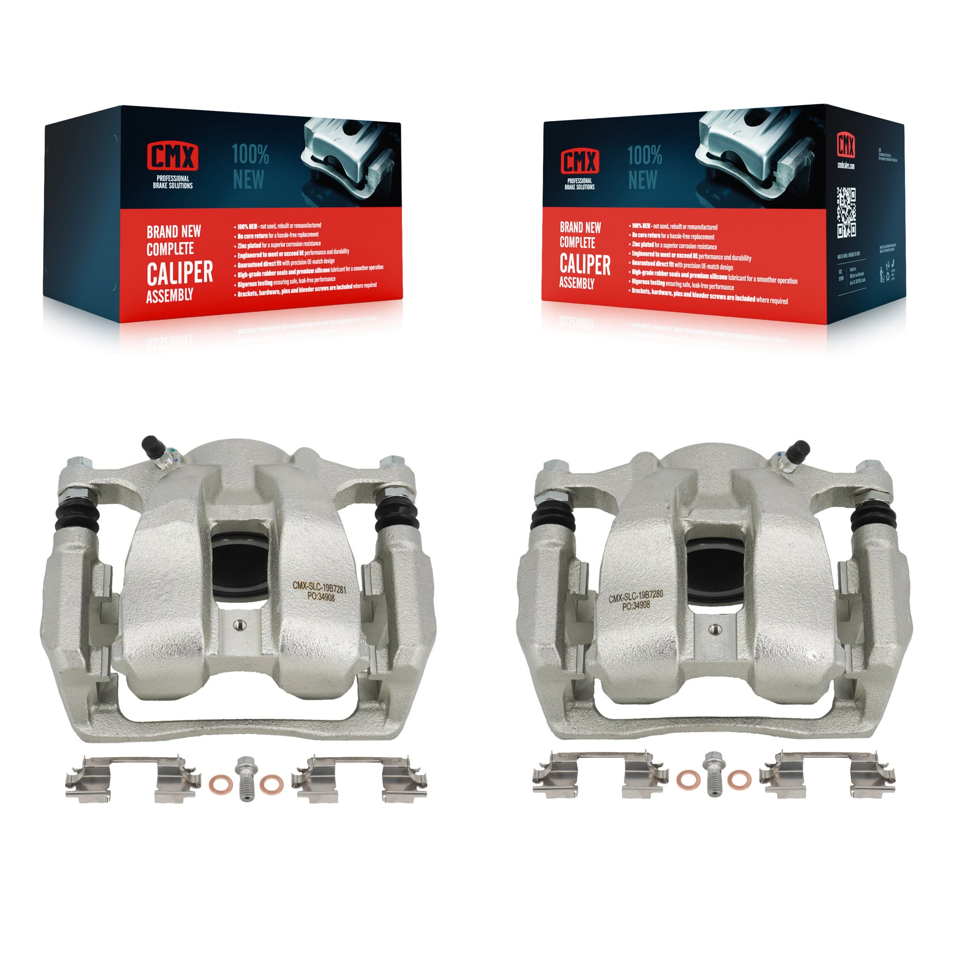 CMX KBC-100257 Disc Brake Caliper for 2016-2018 Acura RDX - Front product image