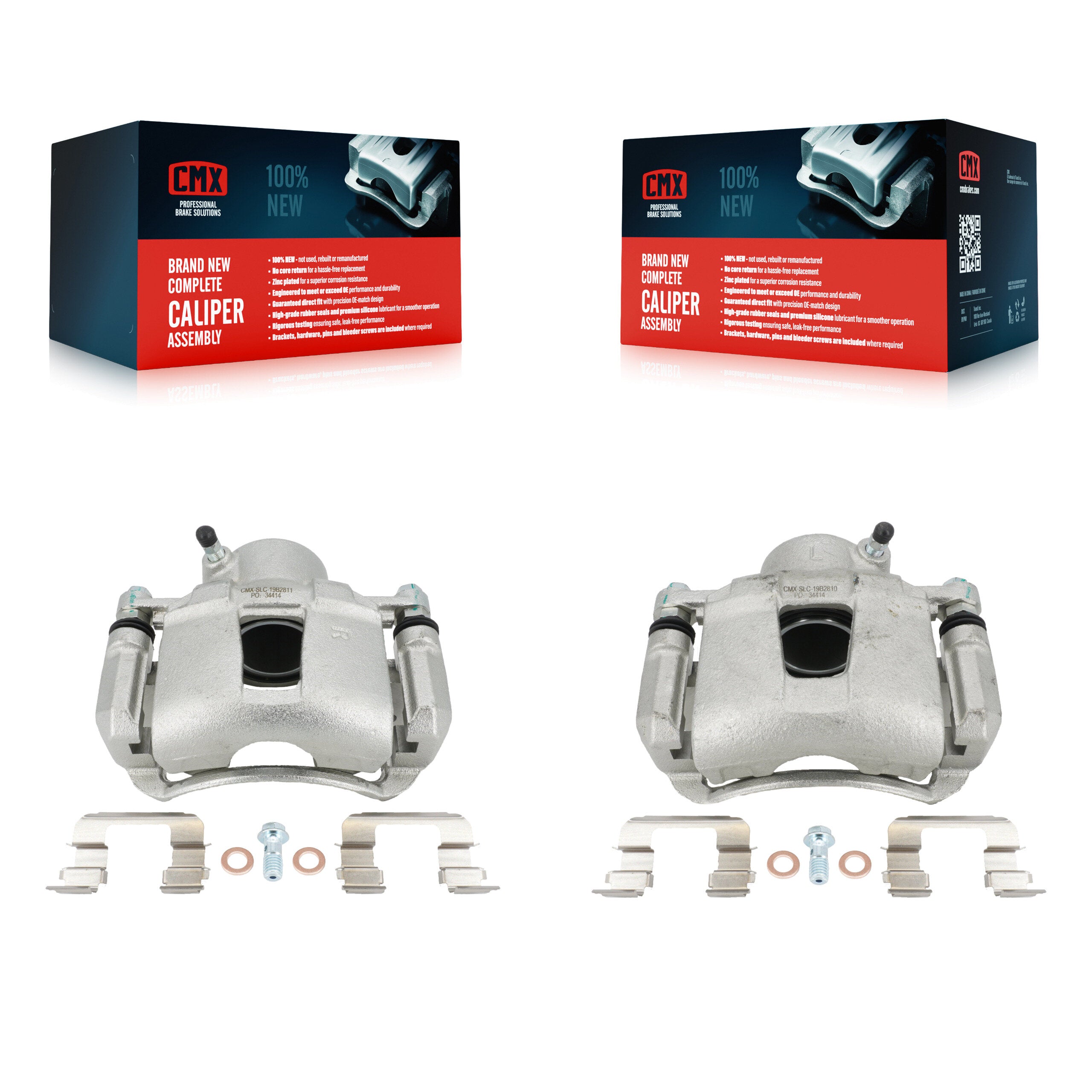 CMX KBC-100259 Disc Brake Caliper for 1999-2018 Chevrolet Spark EV, Chevrolet Spark, Pontiac G3 & more - Front product image