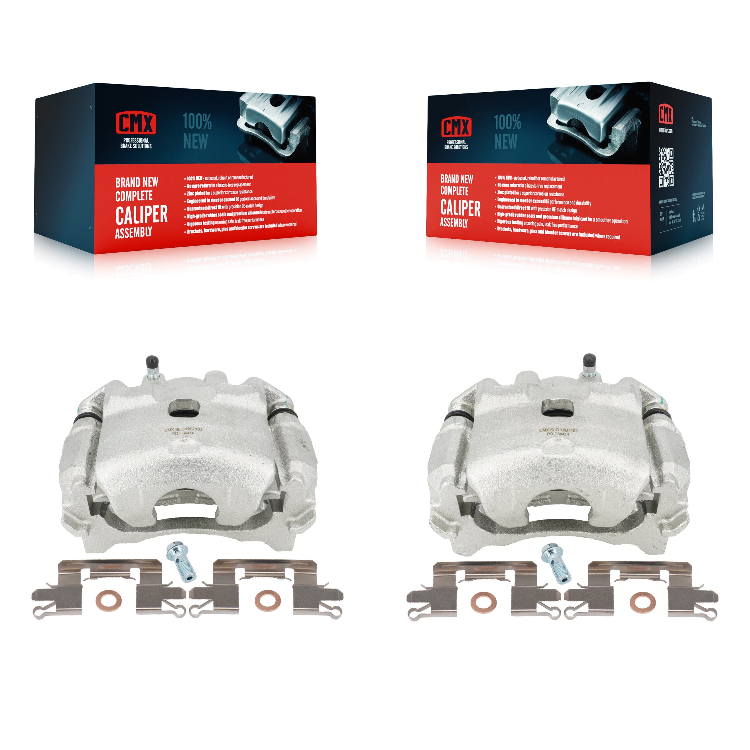 CMX KBC-100261 Disc Brake Caliper for 2013-2021 Nissan LEAF, Nissan Altima - Front product image