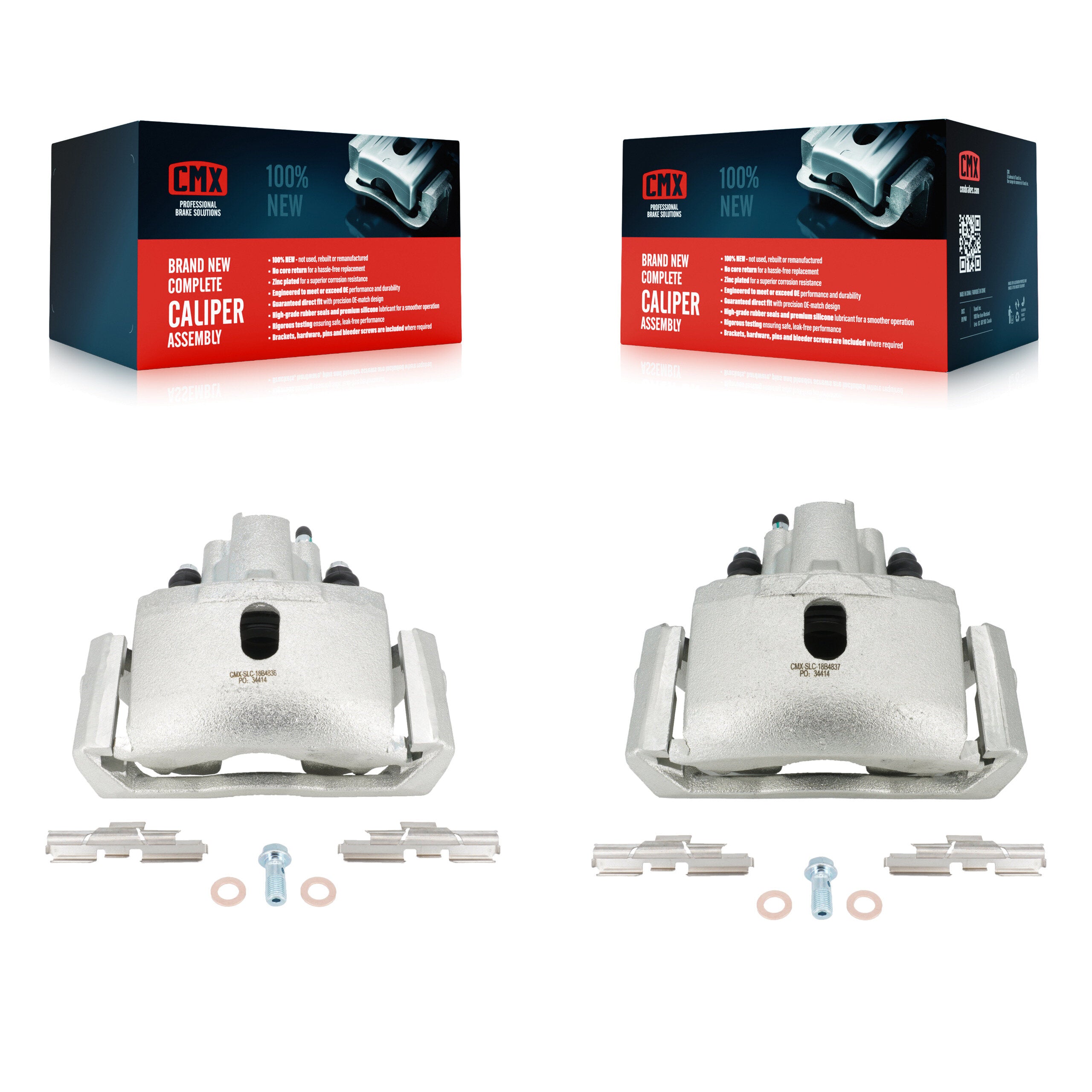 CMX KBC-100270 Disc Brake Caliper for 2002-2022 Ram 1500 Classic, Ram 1500, Dodge Ram 1500 & more - Rear product image