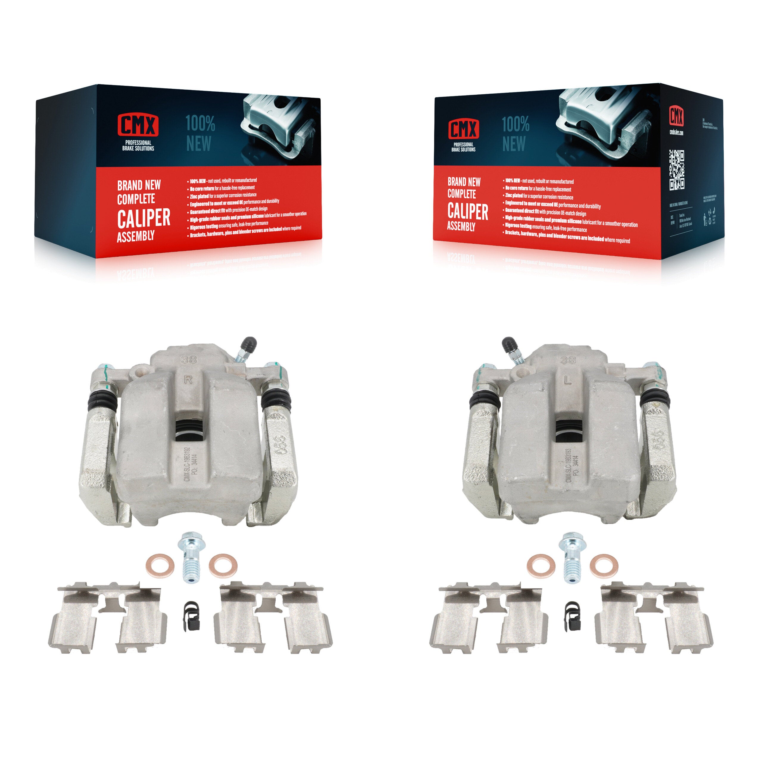 CMX KBC-100277 Disc Brake Caliper for 2006-2012 Toyota RAV4 - Rear product image
