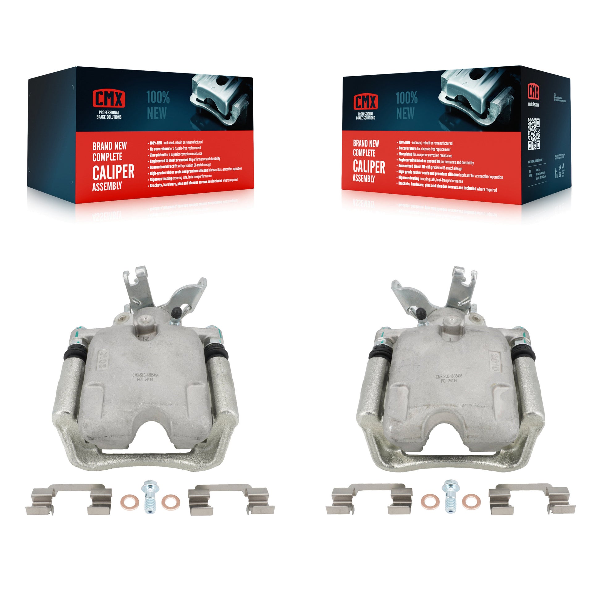 CMX KBC-100281 Disc Brake Caliper for 2014-2015 Chevrolet Malibu - Rear product image