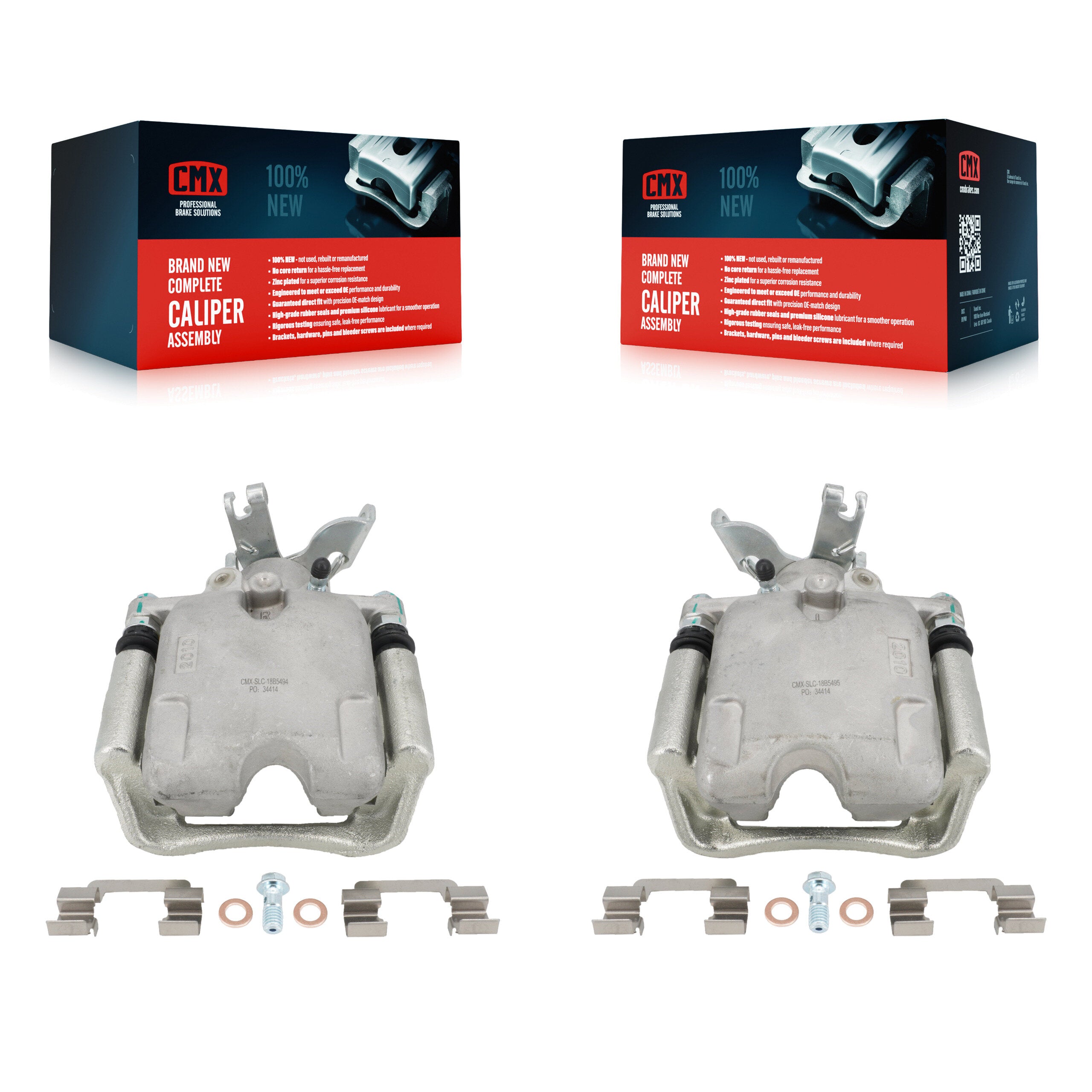 CMX KBC-100281 Disc Brake Caliper for 2014-2015 Chevrolet Malibu - Rear product image
