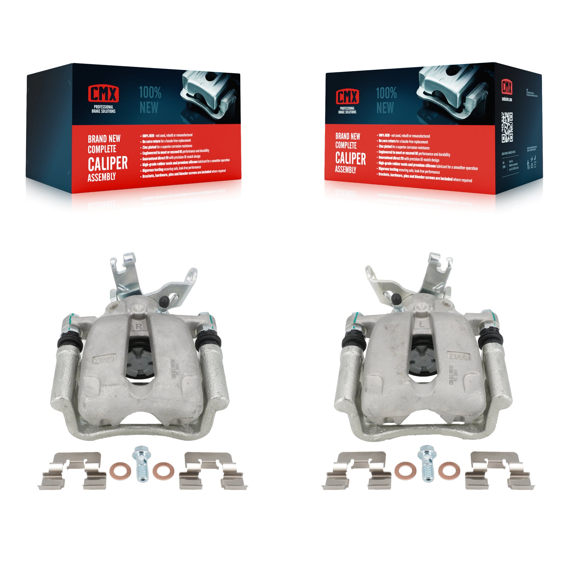CMX KBC-100282 Disc Brake Caliper for 2014-2016 Chevrolet Malibu Limited, Chevrolet Malibu - Rear product image