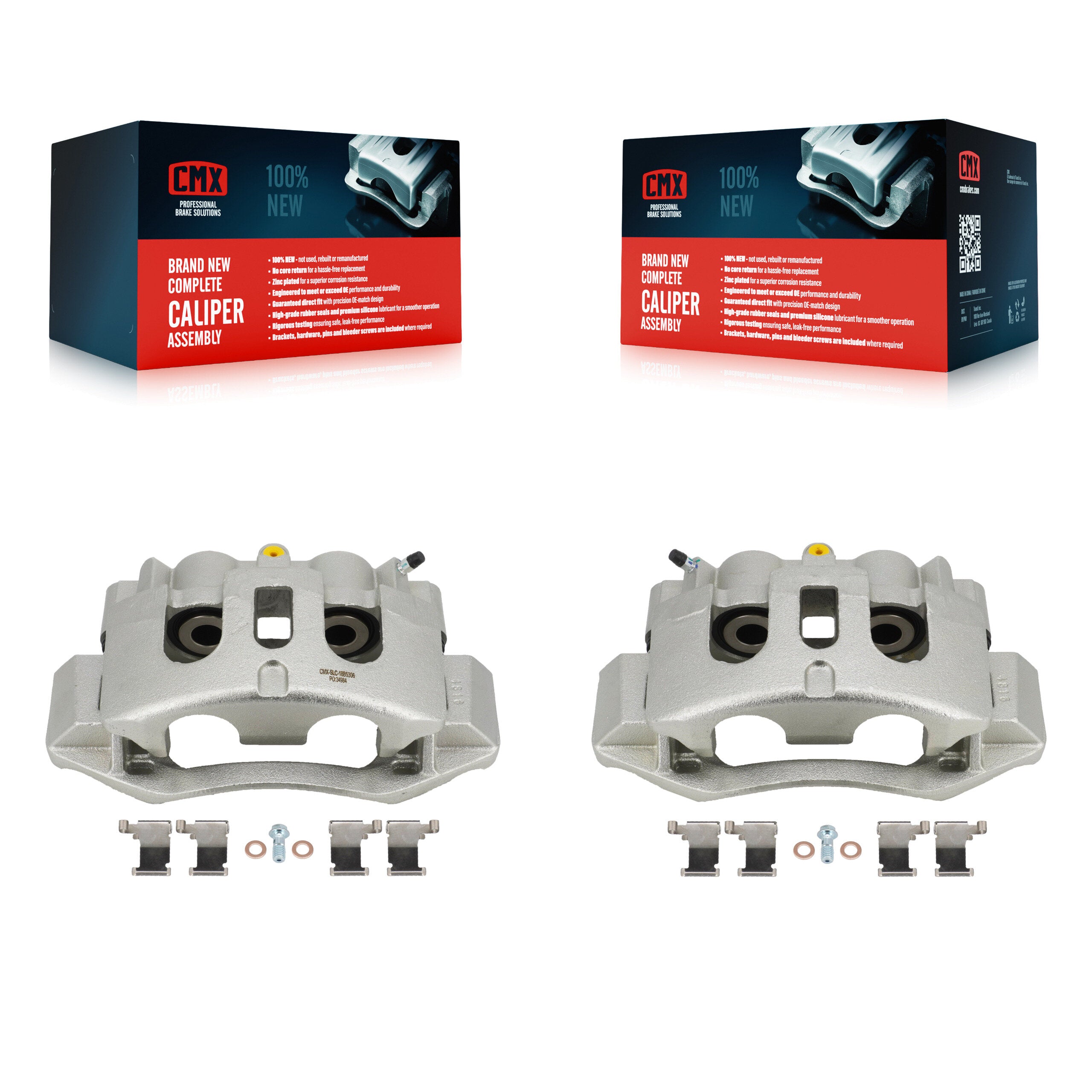 CMX KBC-100284 Disc Brake Caliper for 2011-2019 Chevrolet Suburban, Chevrolet Suburban 3500 HD, Chevrolet Silverado 2500 HD & more - Rear product image