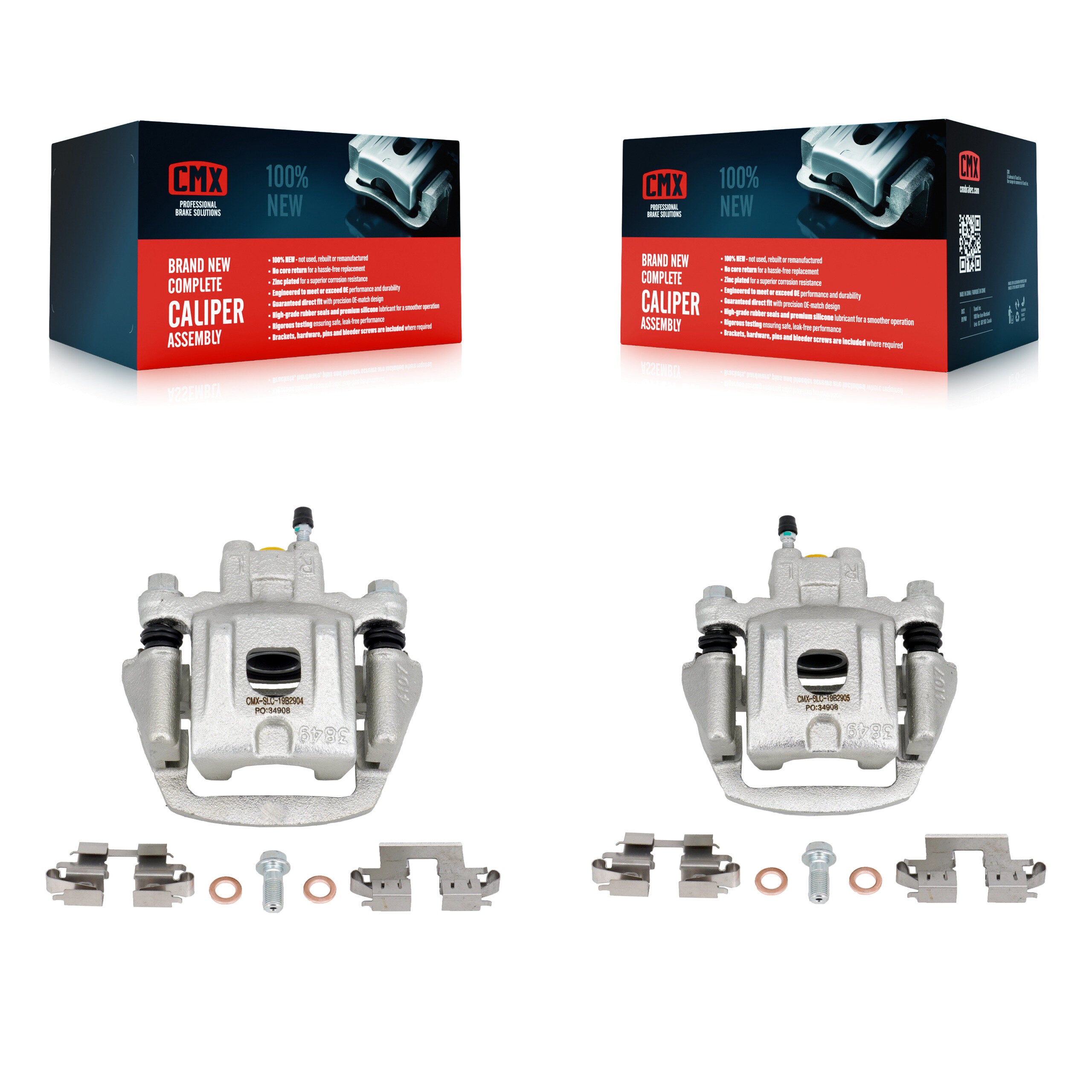 CMX KBC-100287 Disc Brake Caliper for 2004-2007 Toyota Highlander - Rear product image