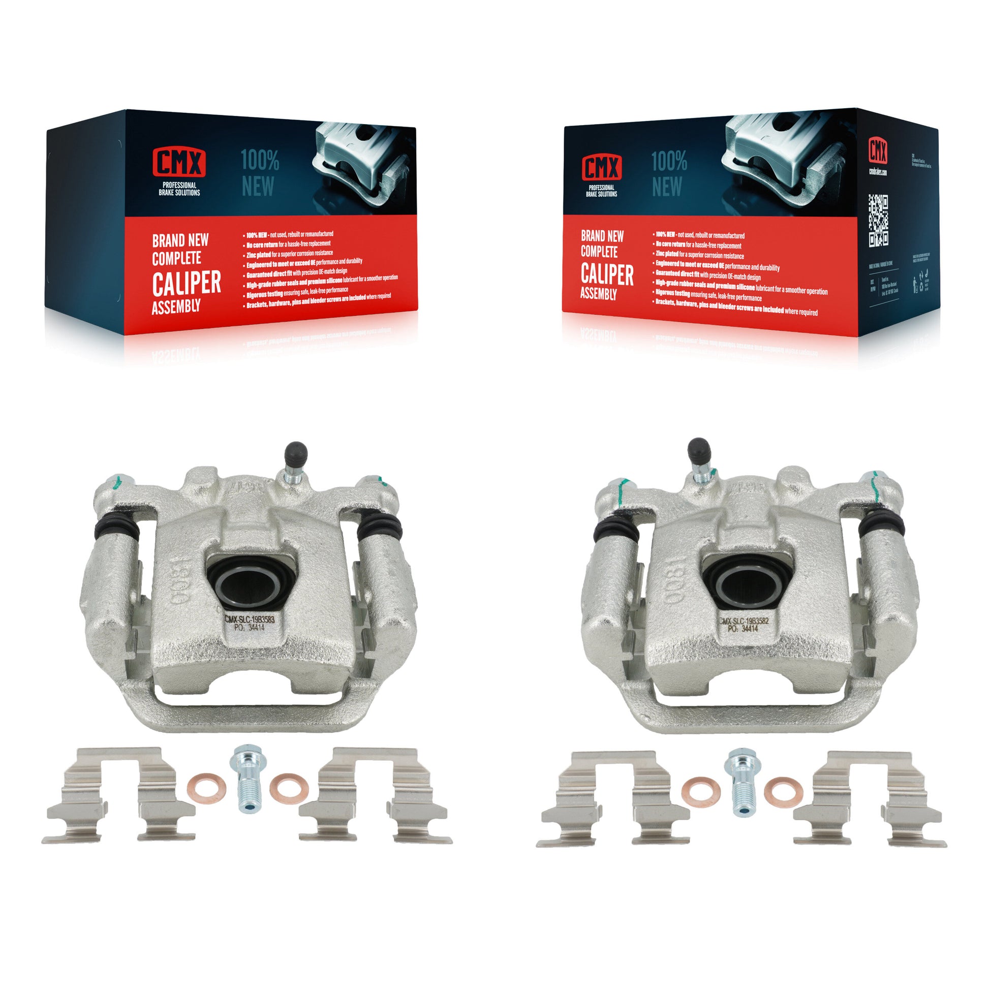 CMX KBC-100291 Disc Brake Caliper for 2007-2019 Nissan Juke, Nissan Sentra - Rear product image