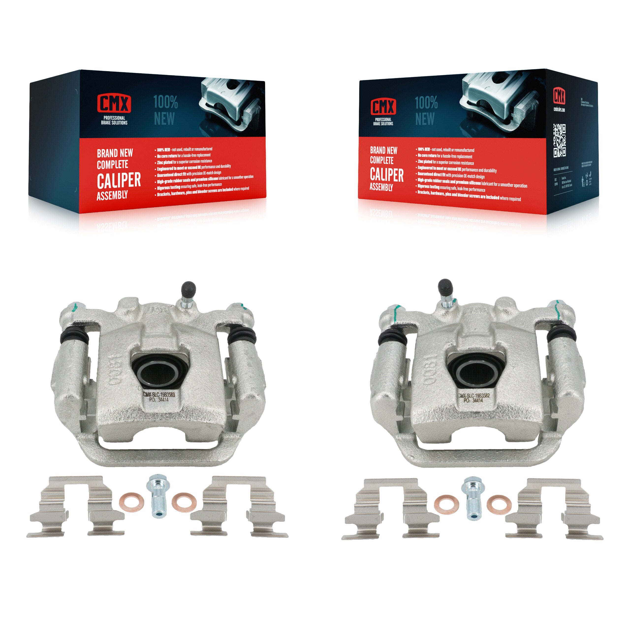 CMX KBC-100291 Disc Brake Caliper for 2007-2019 Nissan Juke, Nissan Sentra - Rear product image