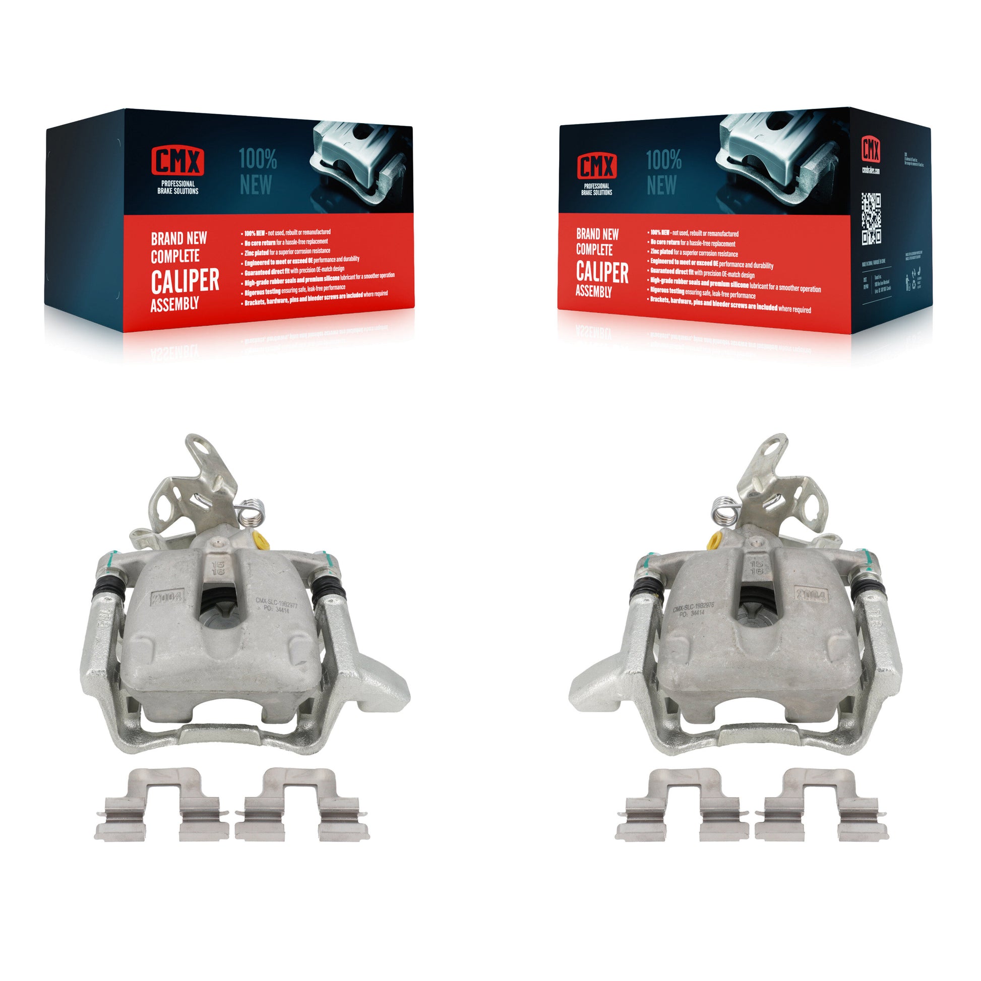 CMX KBC-100293 Disc Brake Caliper for 2005-2010 Volkswagen Golf, Volkswagen Jetta, Audi A3 & more - Rear product image