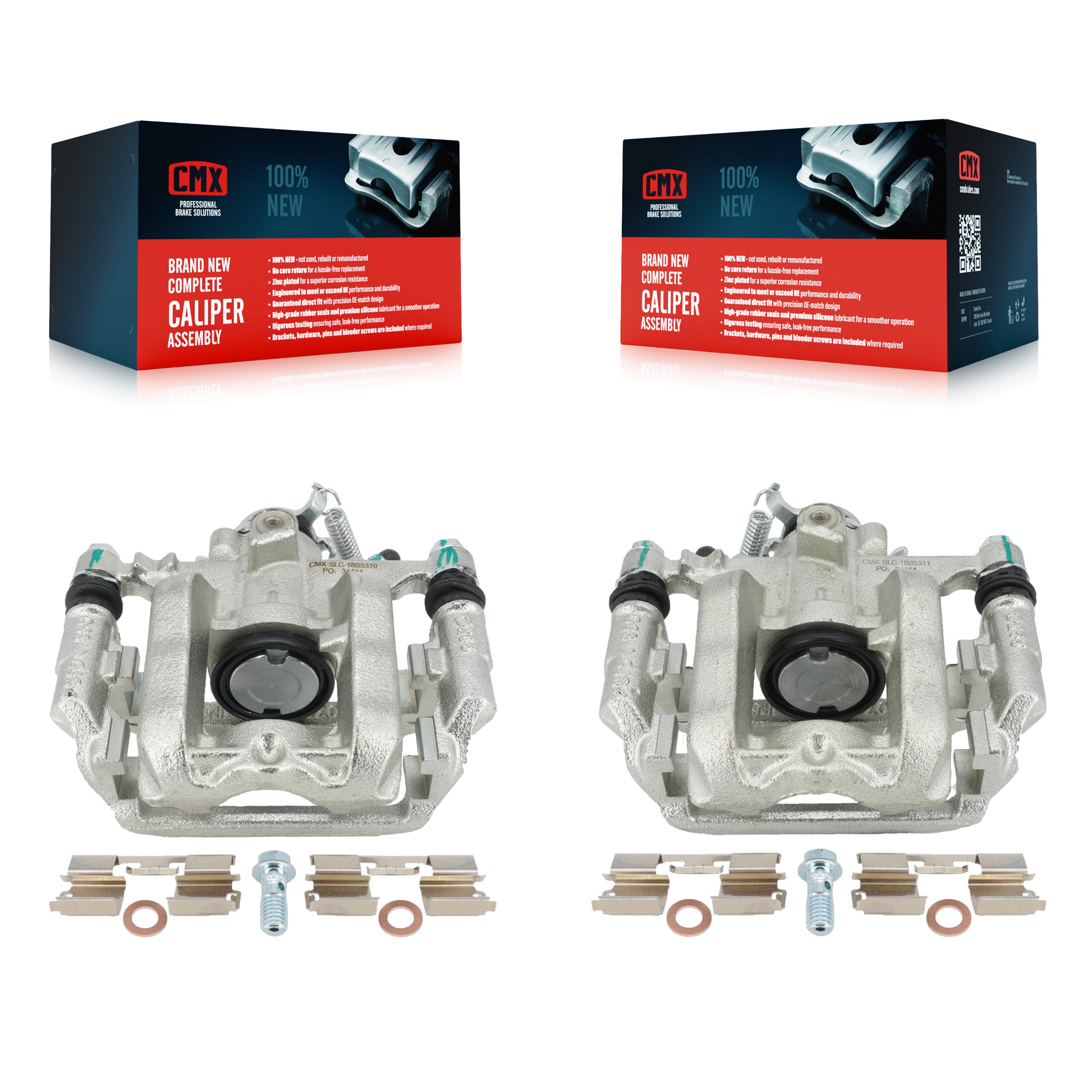 CMX KBC-100294 Disc Brake Caliper for 2011-2016 Chevrolet Cruze Limited, Chevrolet Cruze - Rear product image