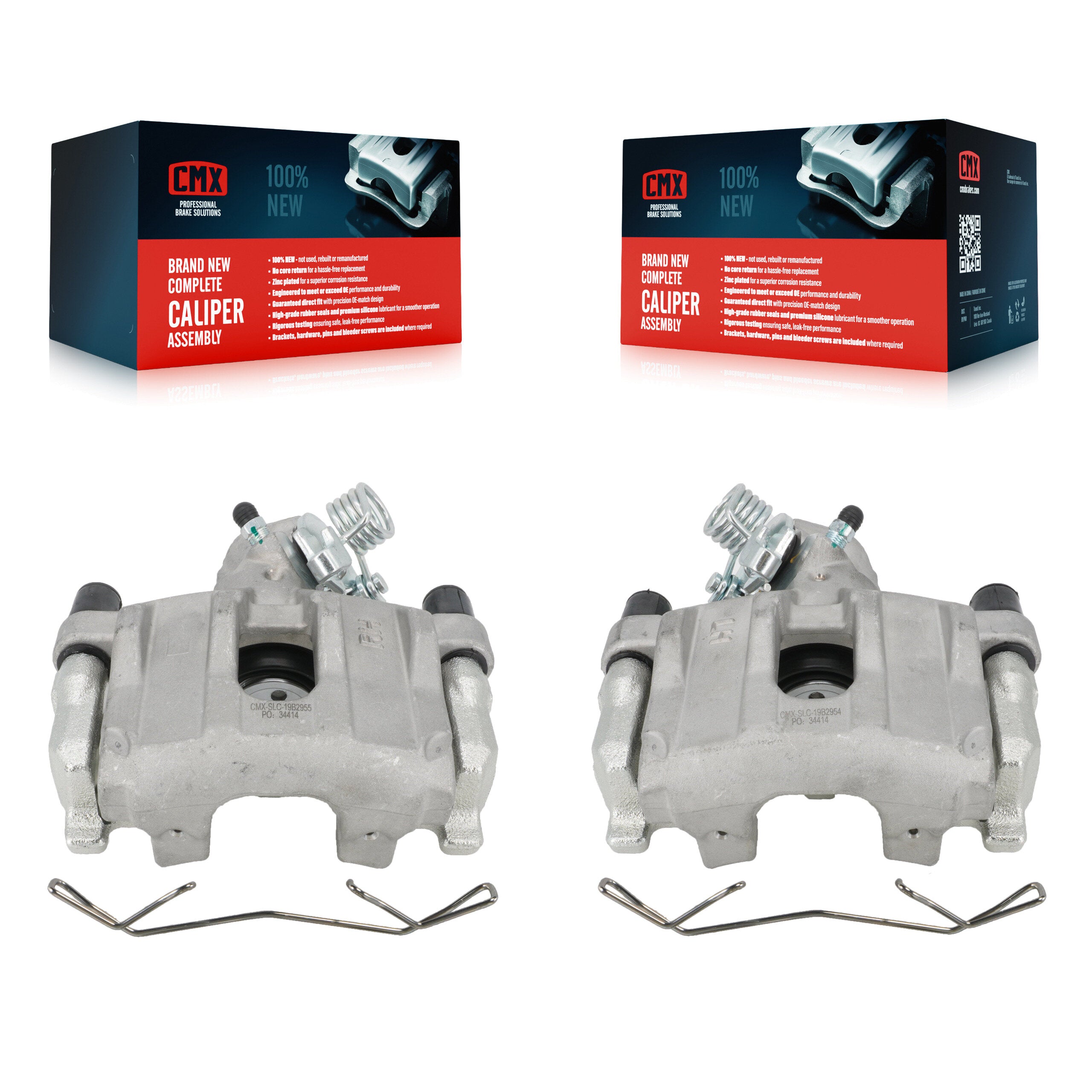 CMX KBC-100298 Disc Brake Caliper for 2004-2013 Mazda 3, Mazda 3 Sport - Rear product image