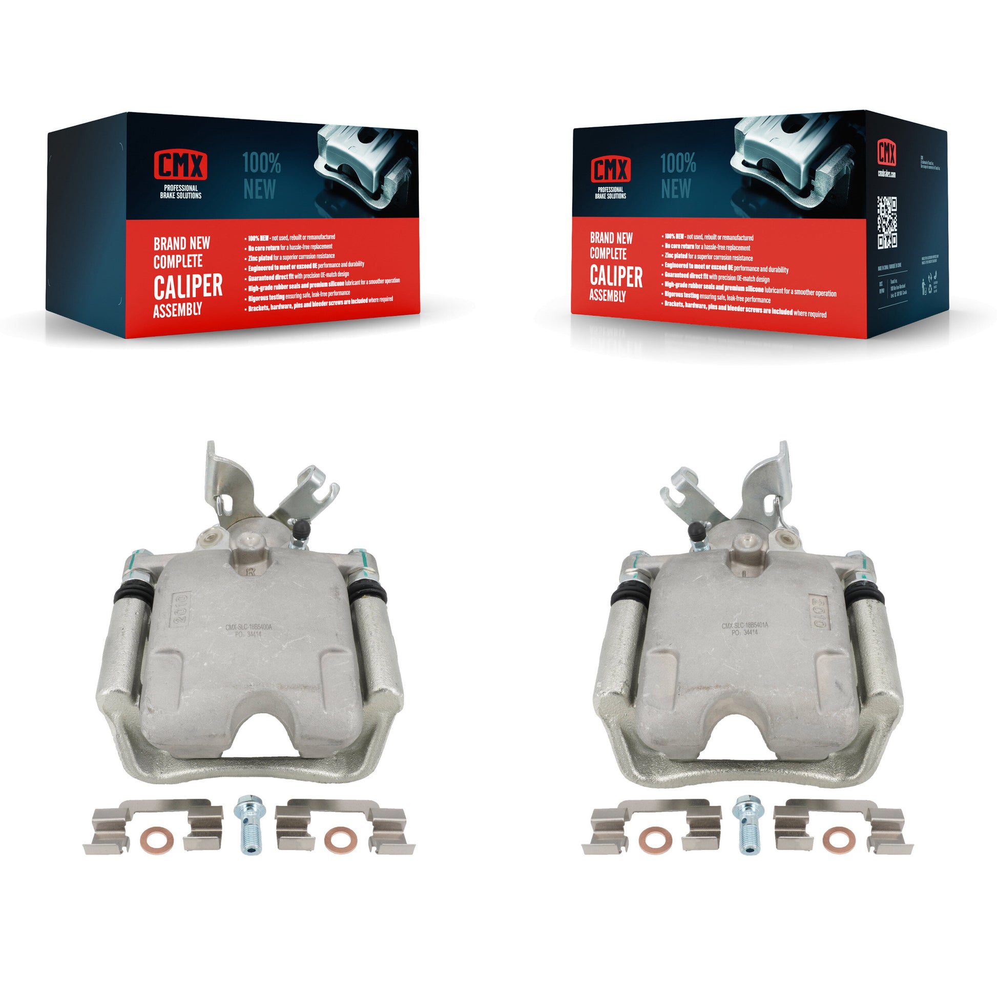 CMX KBC-100302 Disc Brake Caliper for 2011-2020 Chevrolet Impala, Cadillac XTS, Chevrolet Malibu & more - Rear product image