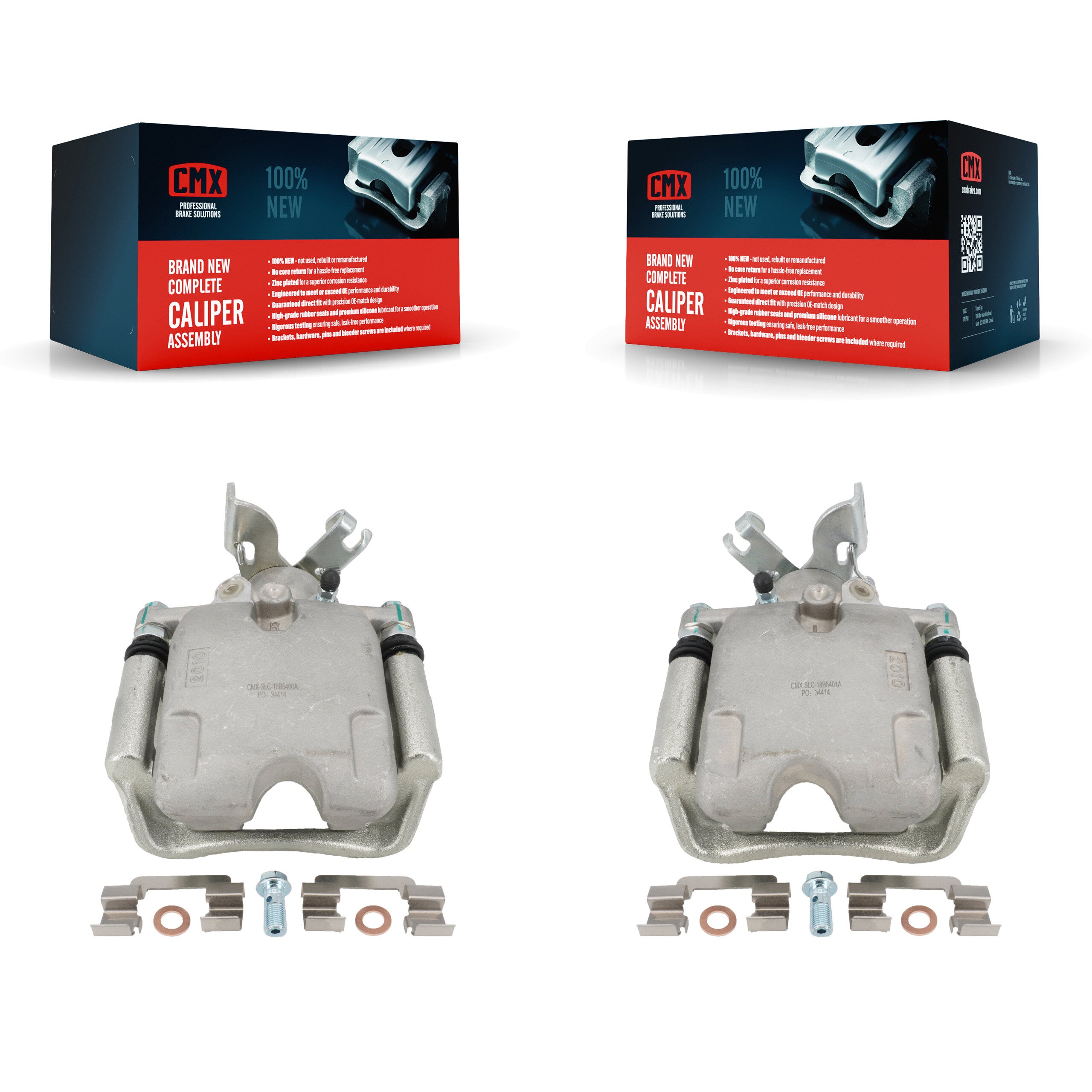 CMX KBC-100302 Disc Brake Caliper for 2011-2020 Chevrolet Impala, Cadillac XTS, Chevrolet Malibu & more - Rear product image