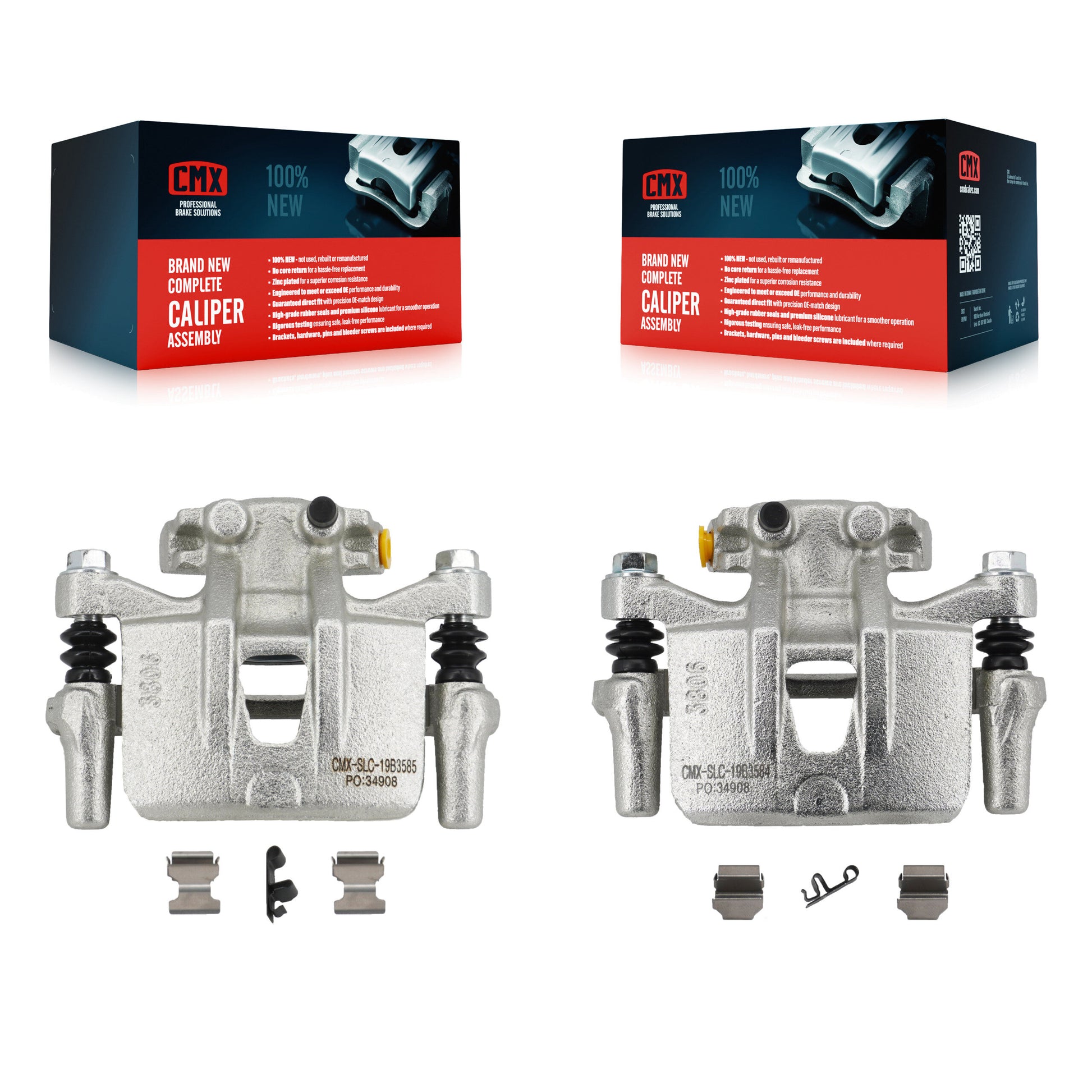 CMX KBC-100307 Disc Brake Caliper for 2007-2015 Mitsubishi Lancer, Mitsubishi Outlander - Rear product image