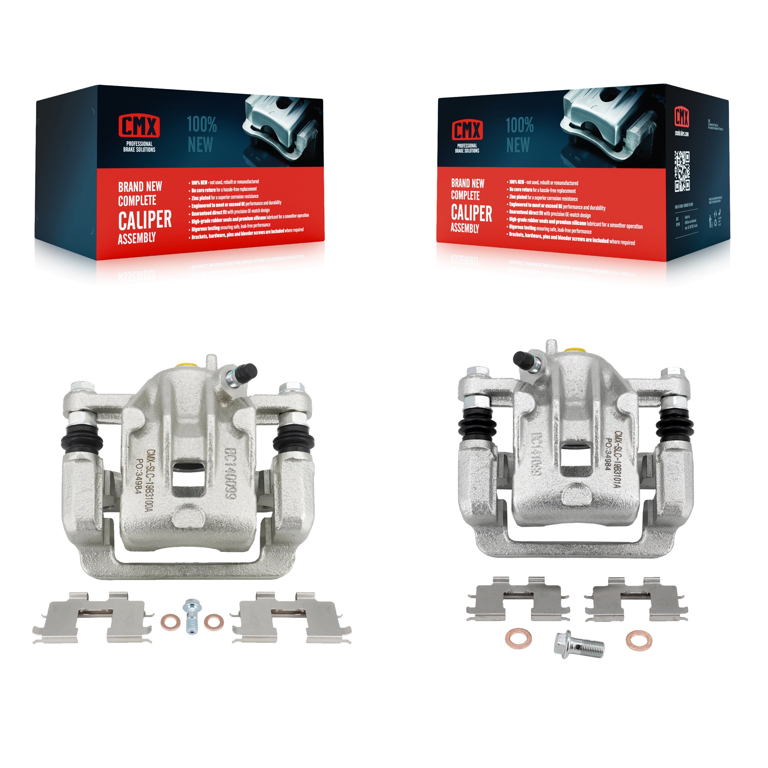 CMX KBC-100313 Disc Brake Caliper for 2006-2009 Hyundai Sonata, Hyundai Azera - Rear product image