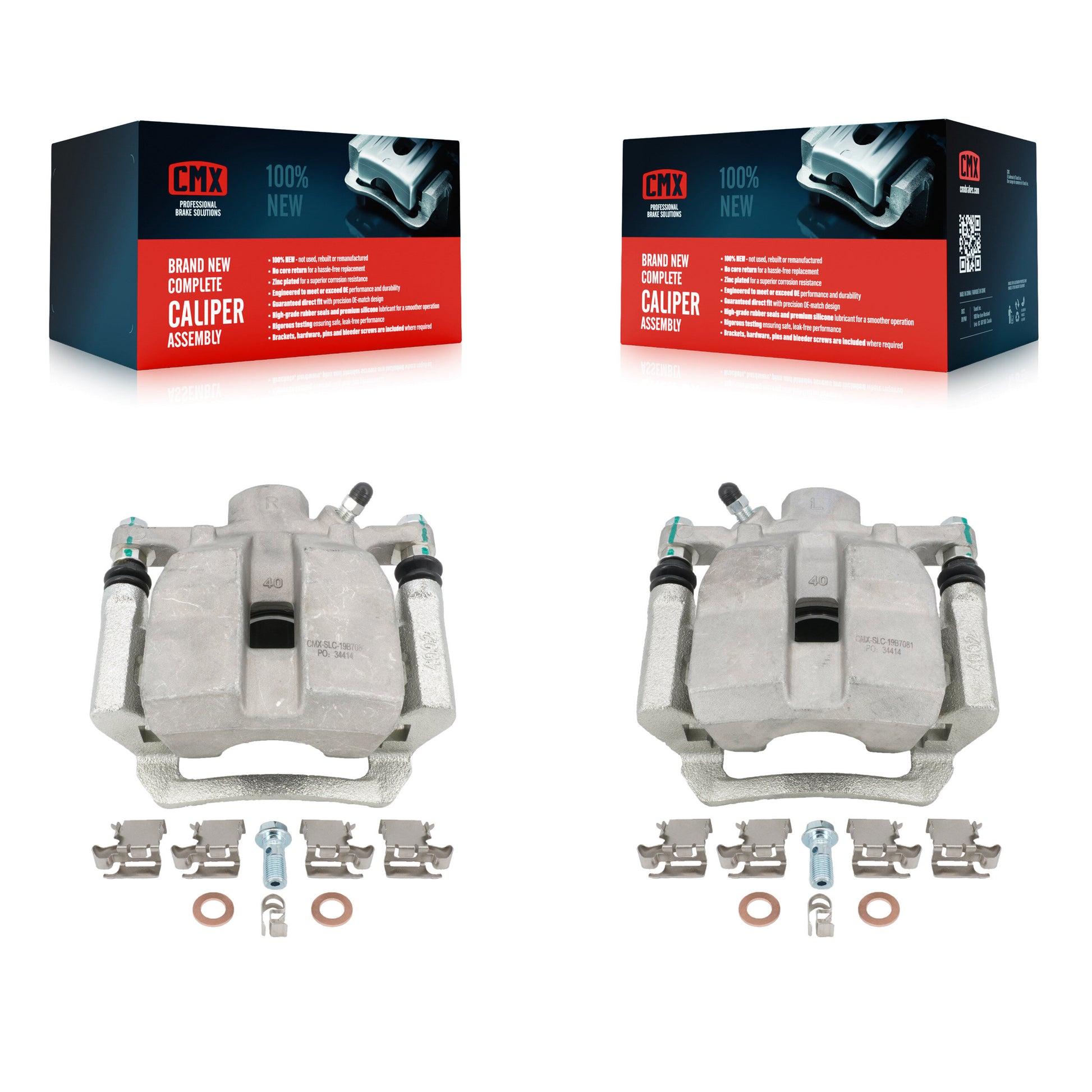 CMX KBC-100317 Disc Brake Caliper for 2012-2020 Toyota Highlander, Lexus RX350, Lexus RX450h & more - Rear product image