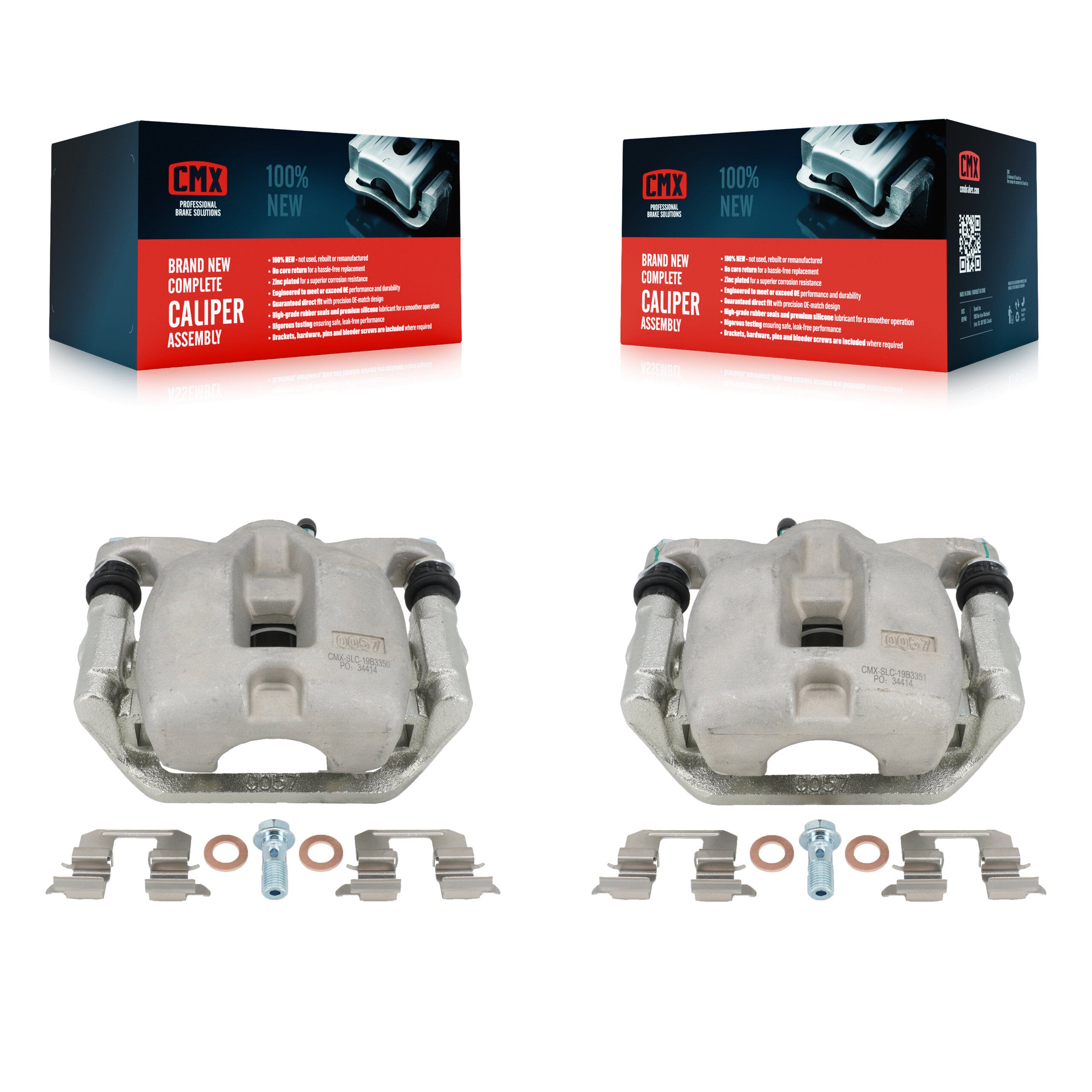 CMX KBC-100321 Disc Brake Caliper for 2008-2013 Toyota Highlander - Rear product image