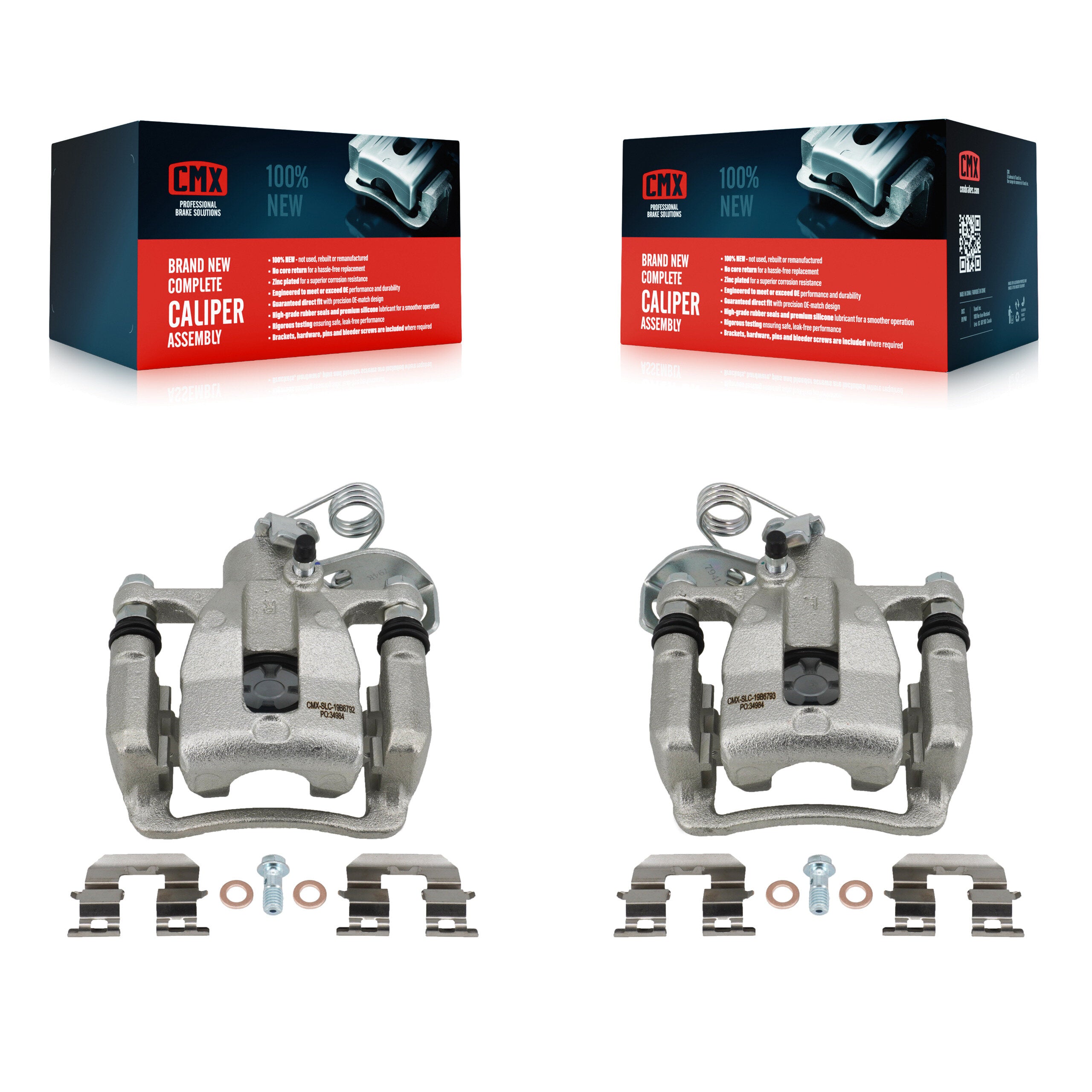CMX KBC-100326 Disc Brake Caliper for 2012-2016 Hyundai Accent - Rear product image