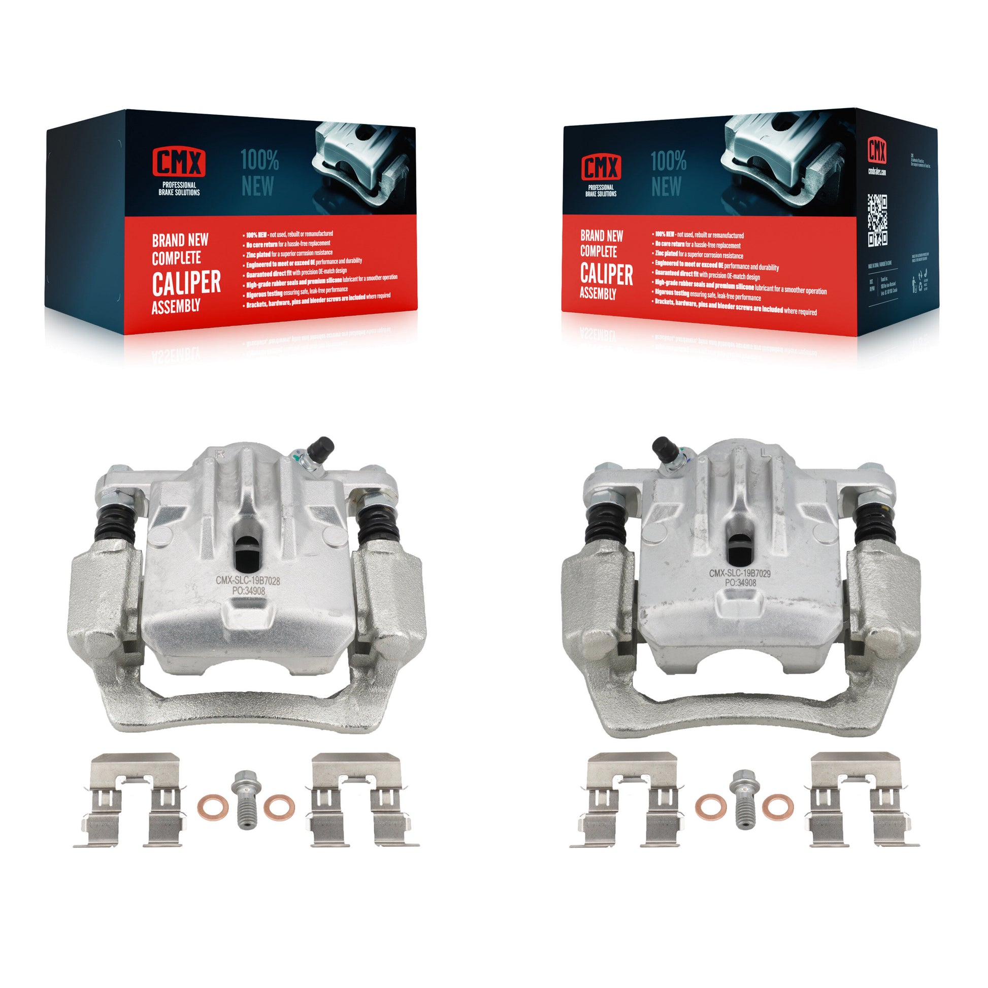 CMX KBC-100327 Disc Brake Caliper for 2012-2022 Subaru Crosstrek, Subaru Impreza, Subaru Forester & more - Rear product image