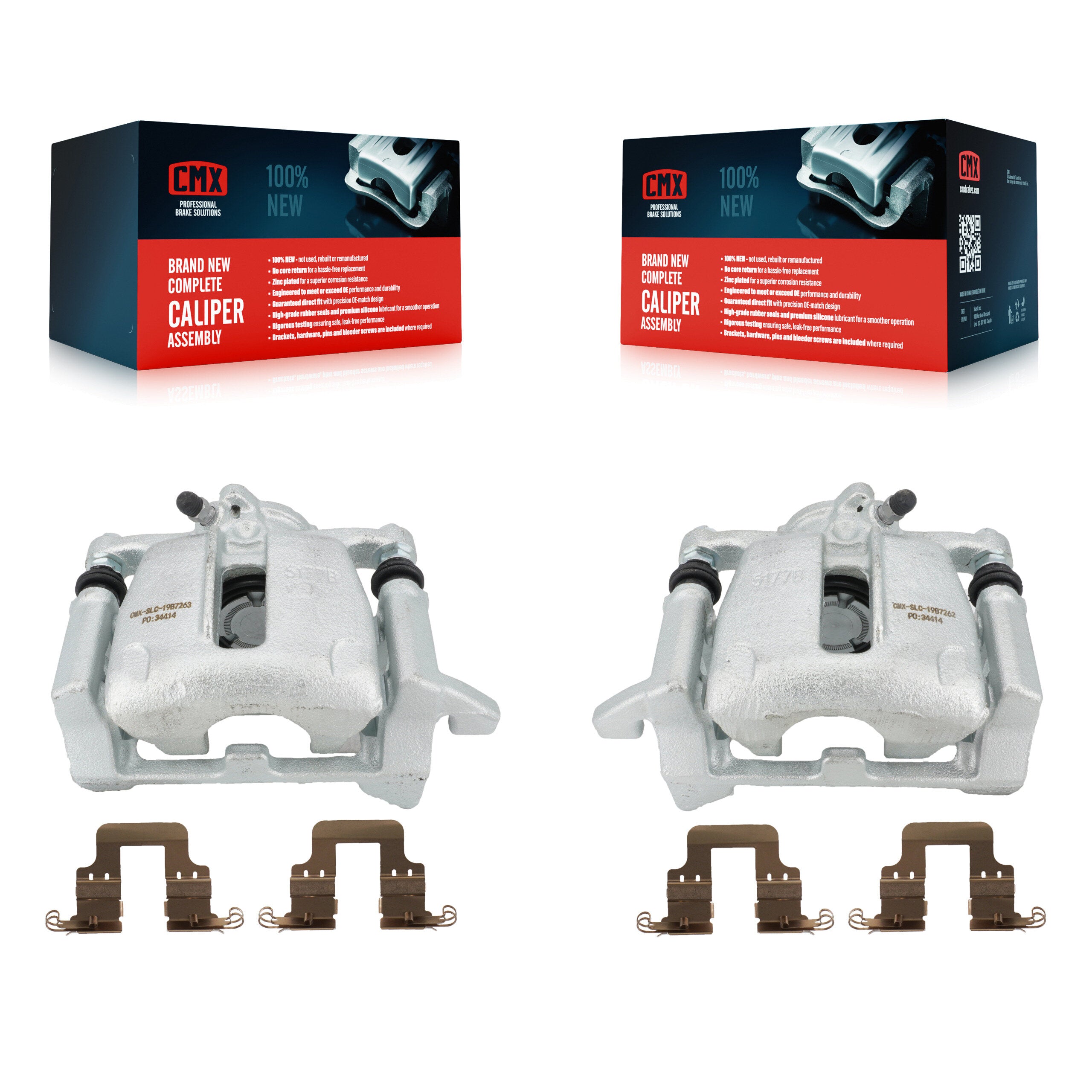 CMX KBC-100330 Disc Brake Caliper for 2008-2012 Audi A4, Audi A4 Quattro, Audi A5 & more - Rear product image