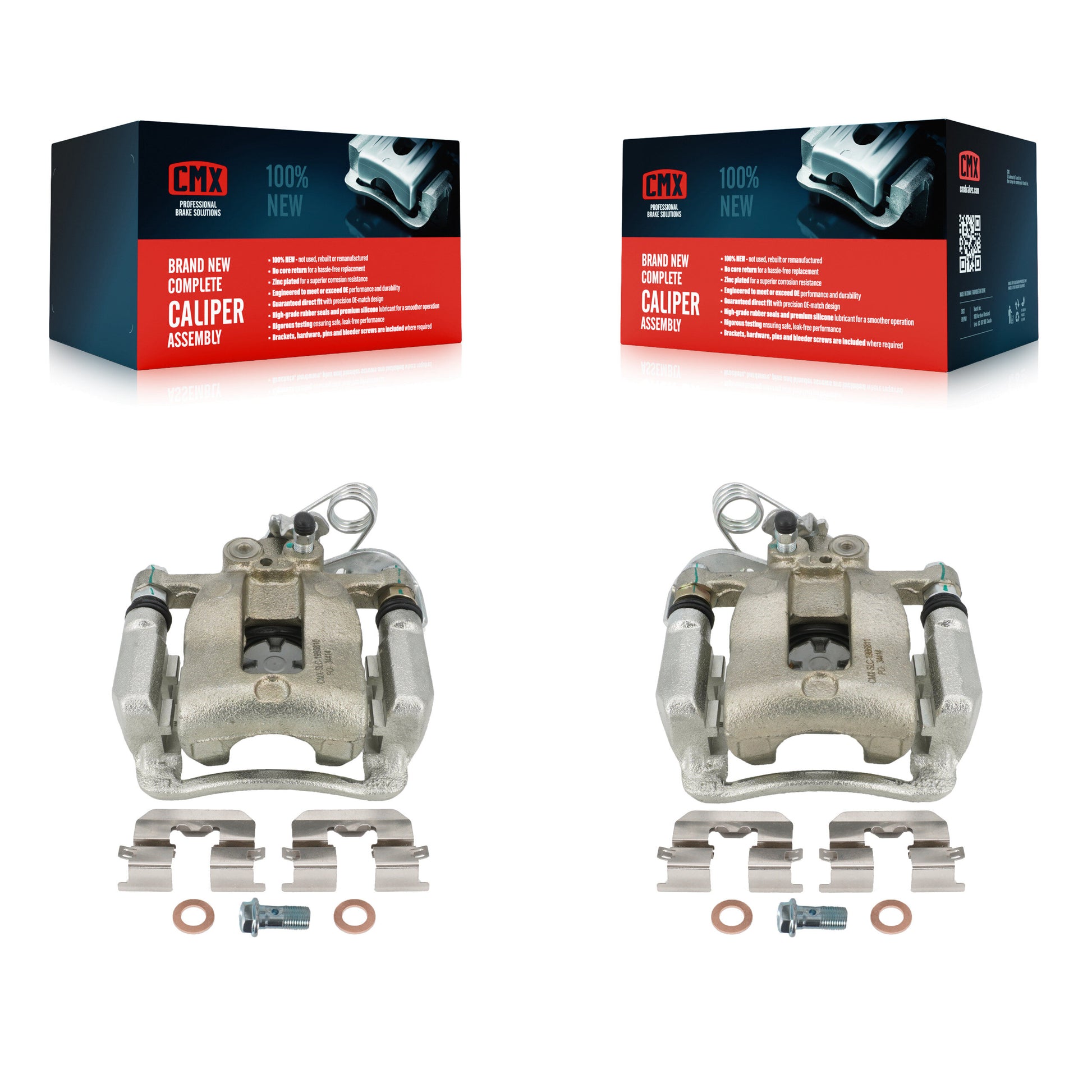CMX KBC-100332 Disc Brake Caliper for 2012-2017 Kia Rio - Rear product image