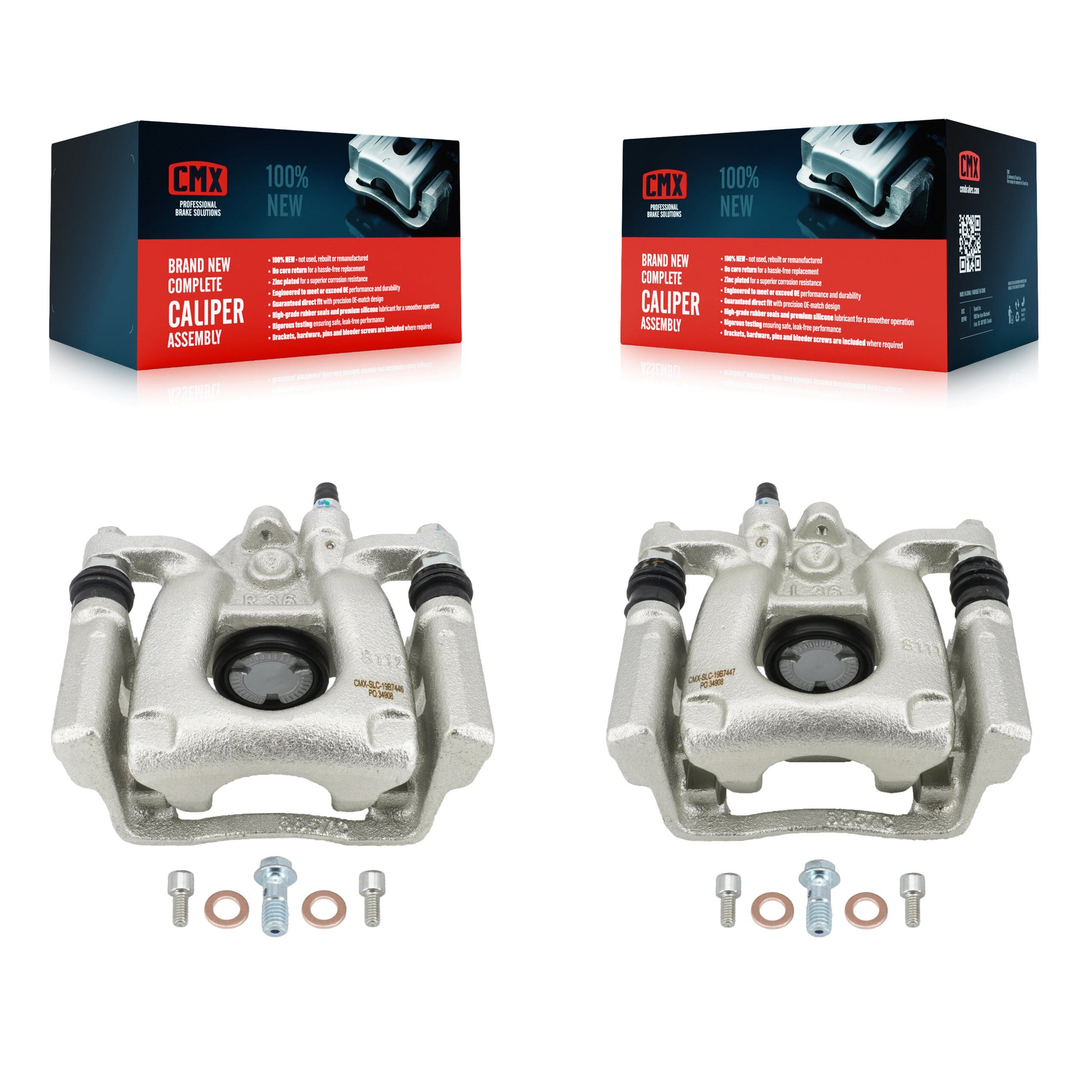 CMX KBC-100333 Disc Brake Caliper for 2017-2018 Mazda 3, Mazda 3 Sport - Rear product image