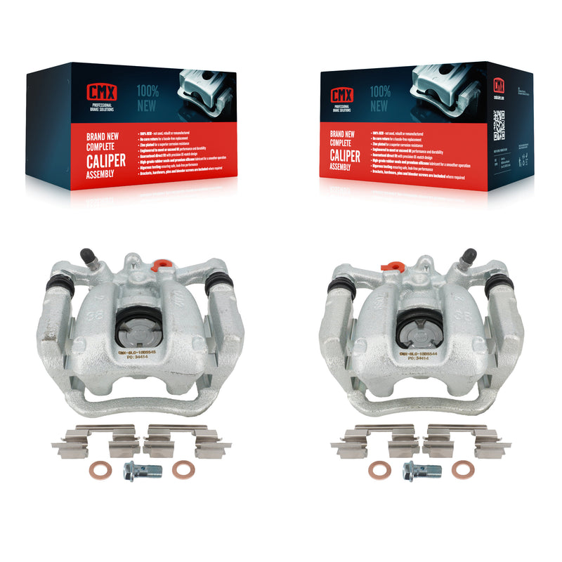 CMX KBC-100343 Disc Brake Caliper for 2016-2022 Chevrolet Equinox, GMC Terrain, Chevrolet Malibu - Rear product image