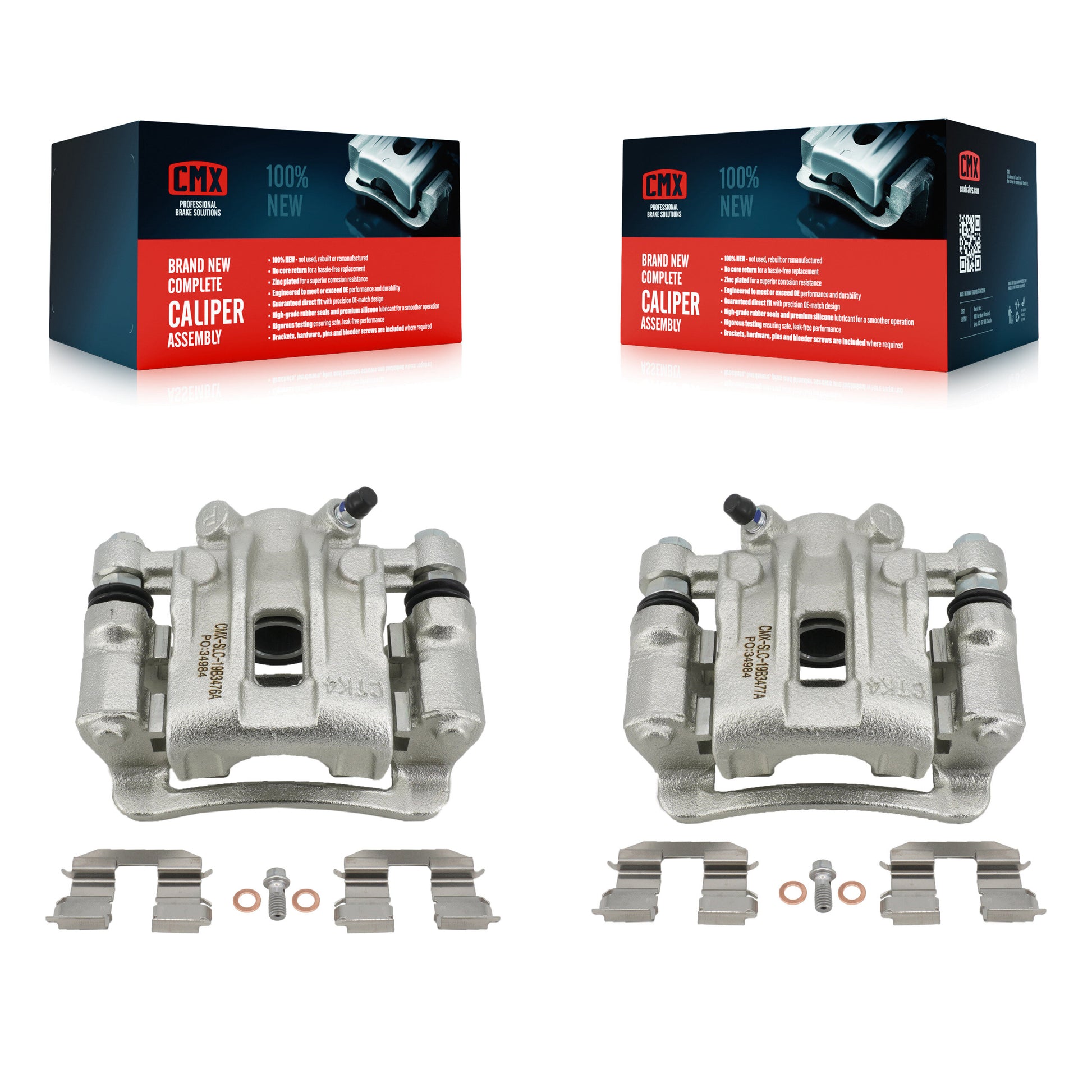 CMX KBC-100346 Disc Brake Caliper for 2009-2012 Hyundai Elantra - Rear product image