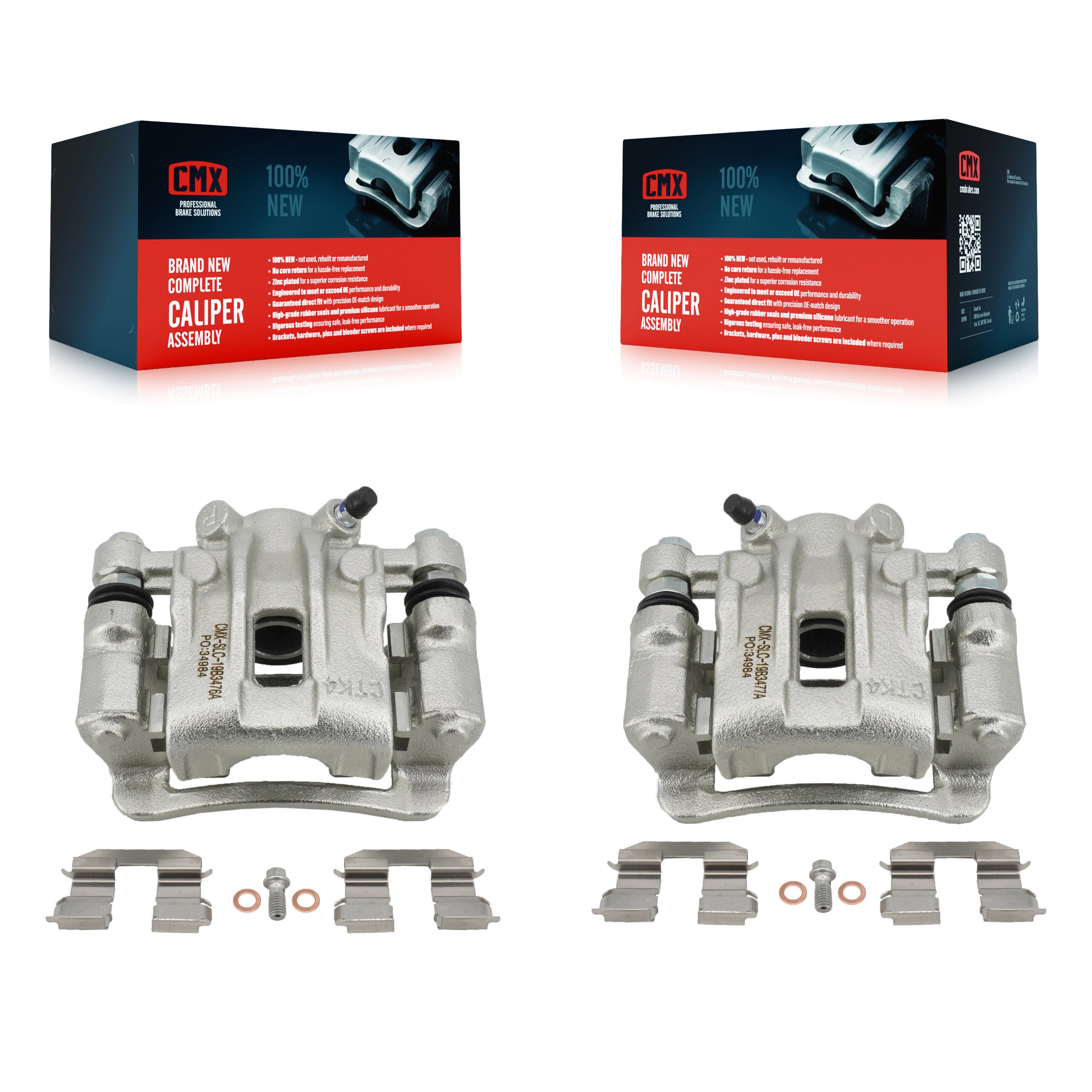CMX KBC-100346 Disc Brake Caliper for 2009-2012 Hyundai Elantra - Rear product image