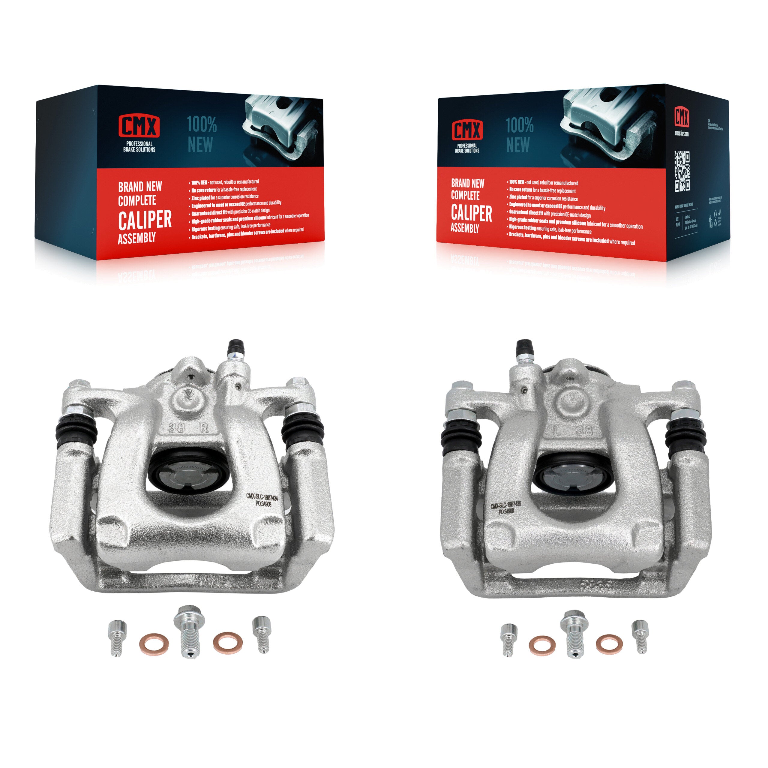 CMX KBC-100354 Disc Brake Caliper for 2016-2021 Mazda 6 - Rear product image