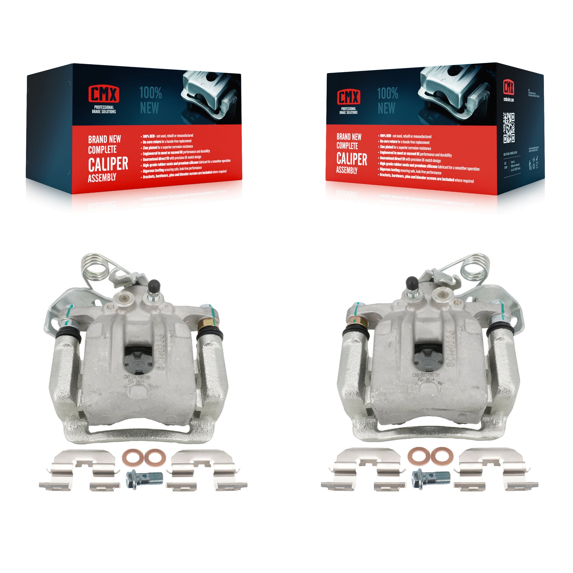 CMX KBC-100356 Disc Brake Caliper for 2017-2020 Hyundai Elantra - Rear product image