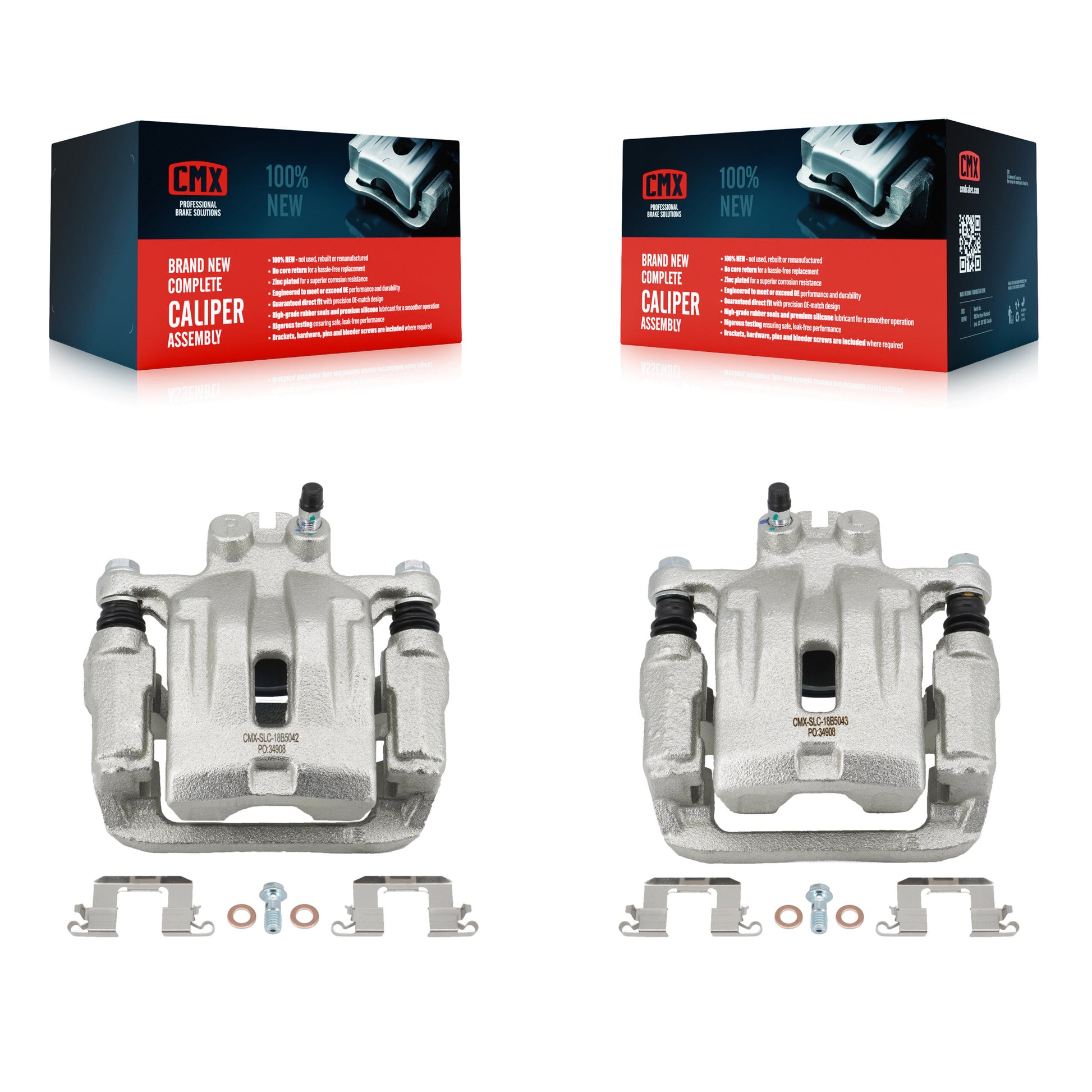 CMX KBC-100357 Disc Brake Caliper for 2007-2012 Ford Edge, Lincoln MKX, Mazda CX-7 - Rear product image