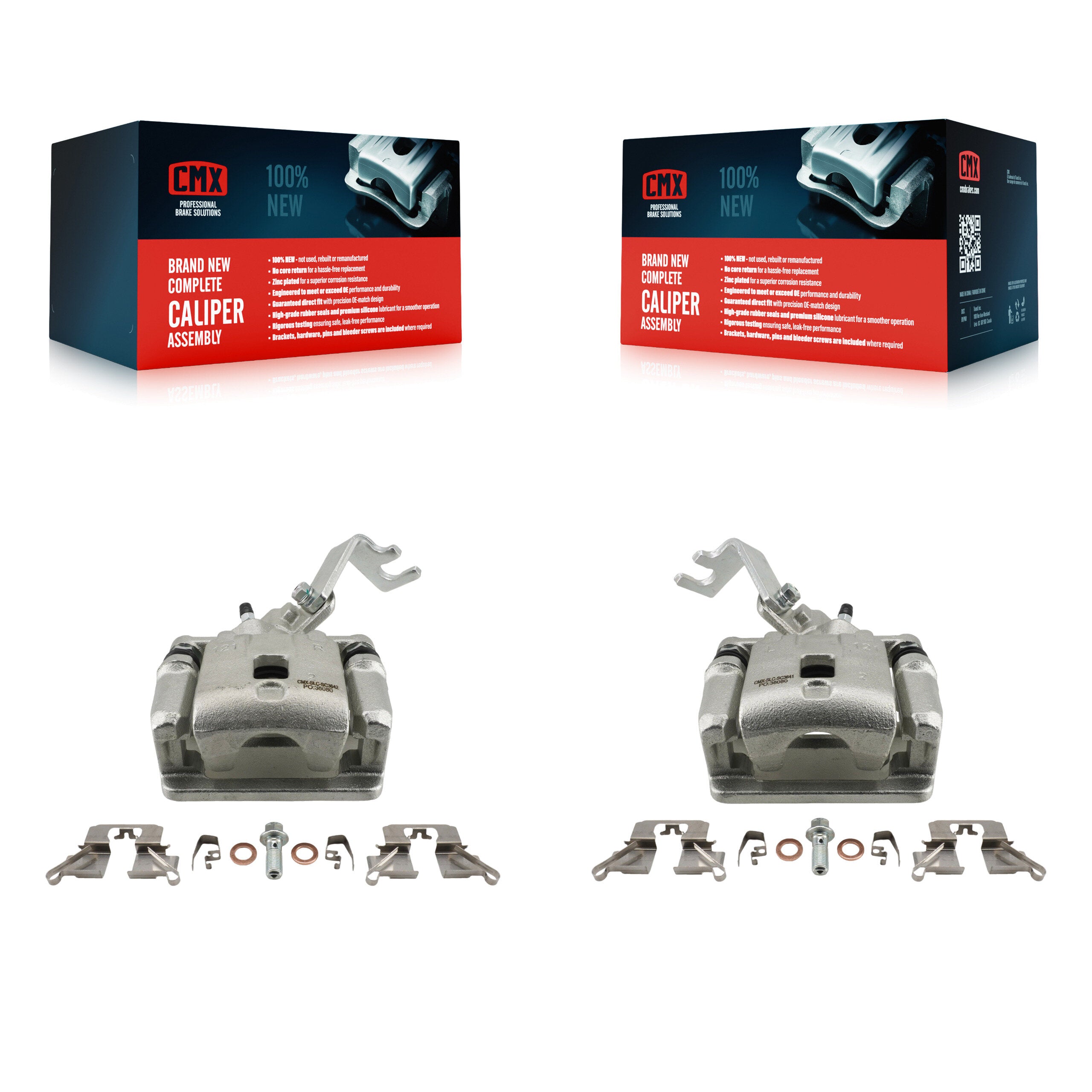 CMX KBC-100358 Disc Brake Caliper for 2016-2018 Mazda CX-3 - Rear product image