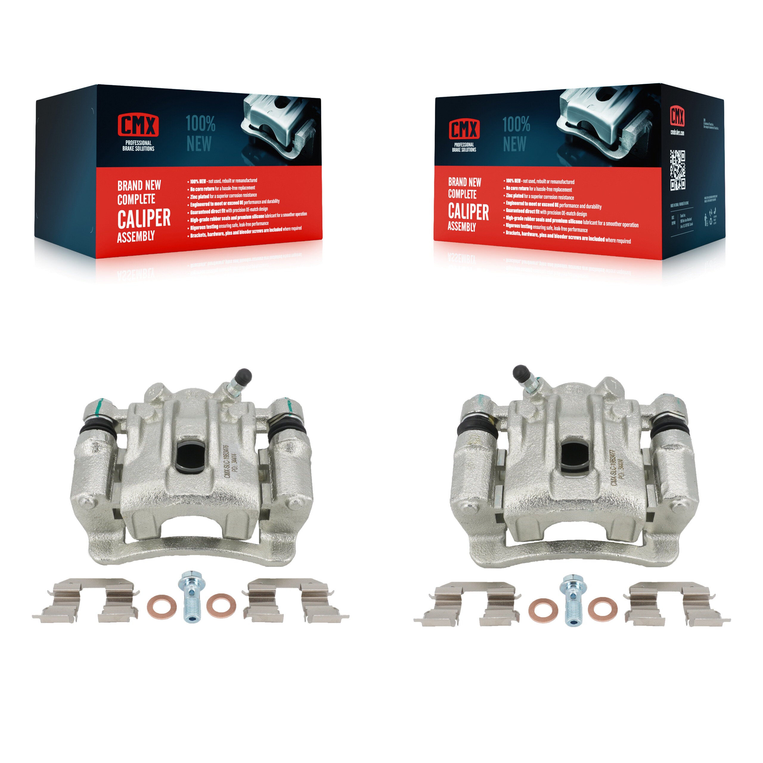 CMX KBC-100359 Disc Brake Caliper for 2006-2013 Kia Forte5, Kia Forte, Kia Forte Koup & more - Rear product image