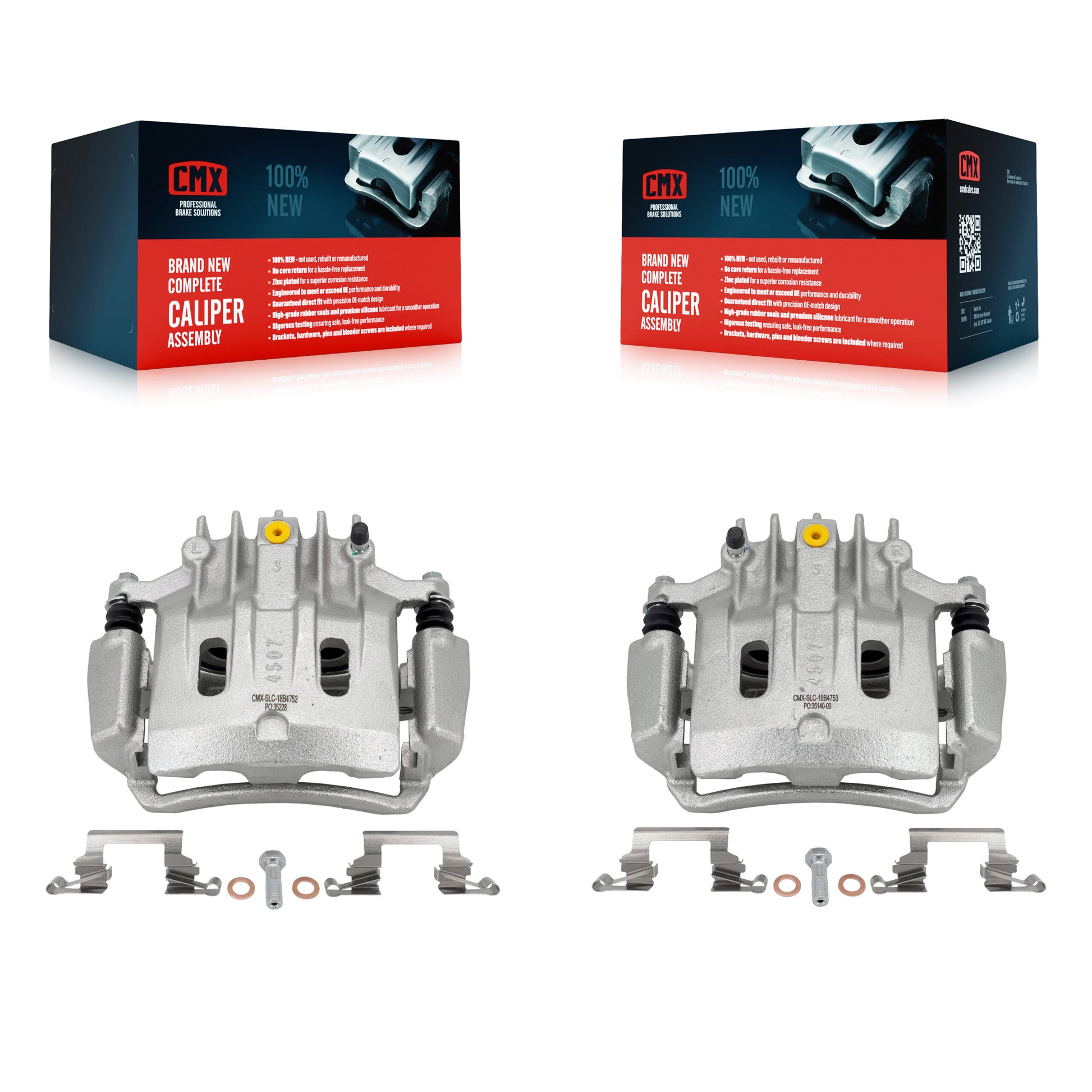 CMX KBC-100362 Disc Brake Caliper for 2000-2005 Ford Excursion, Ford F-250 Super Duty, Ford F-350 Super Duty - Rear product image