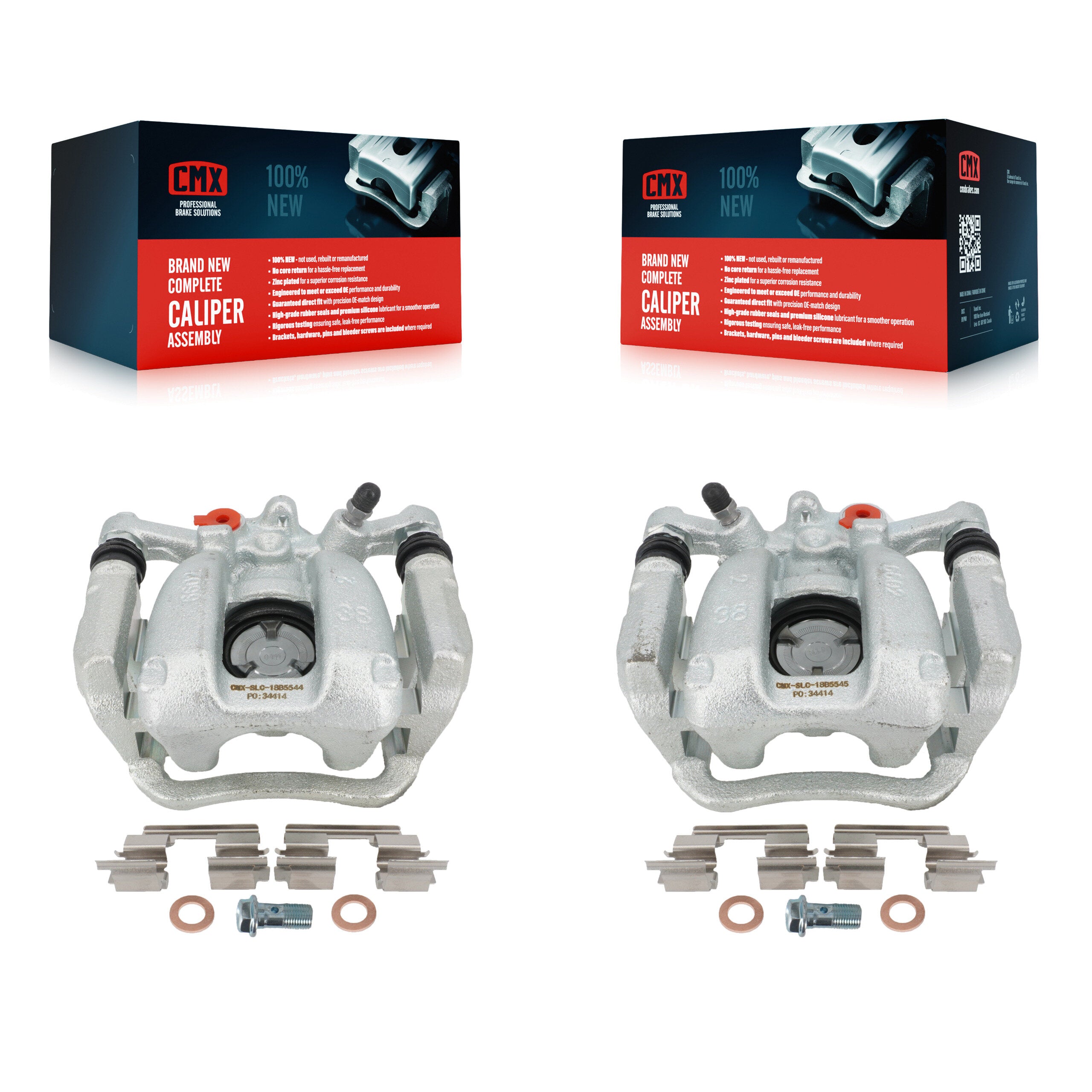 CMX KBC-100364 Disc Brake Caliper for 2017-2020 Buick Regal Sportback, Buick Regal TourX, Buick LaCrosse - Rear product image