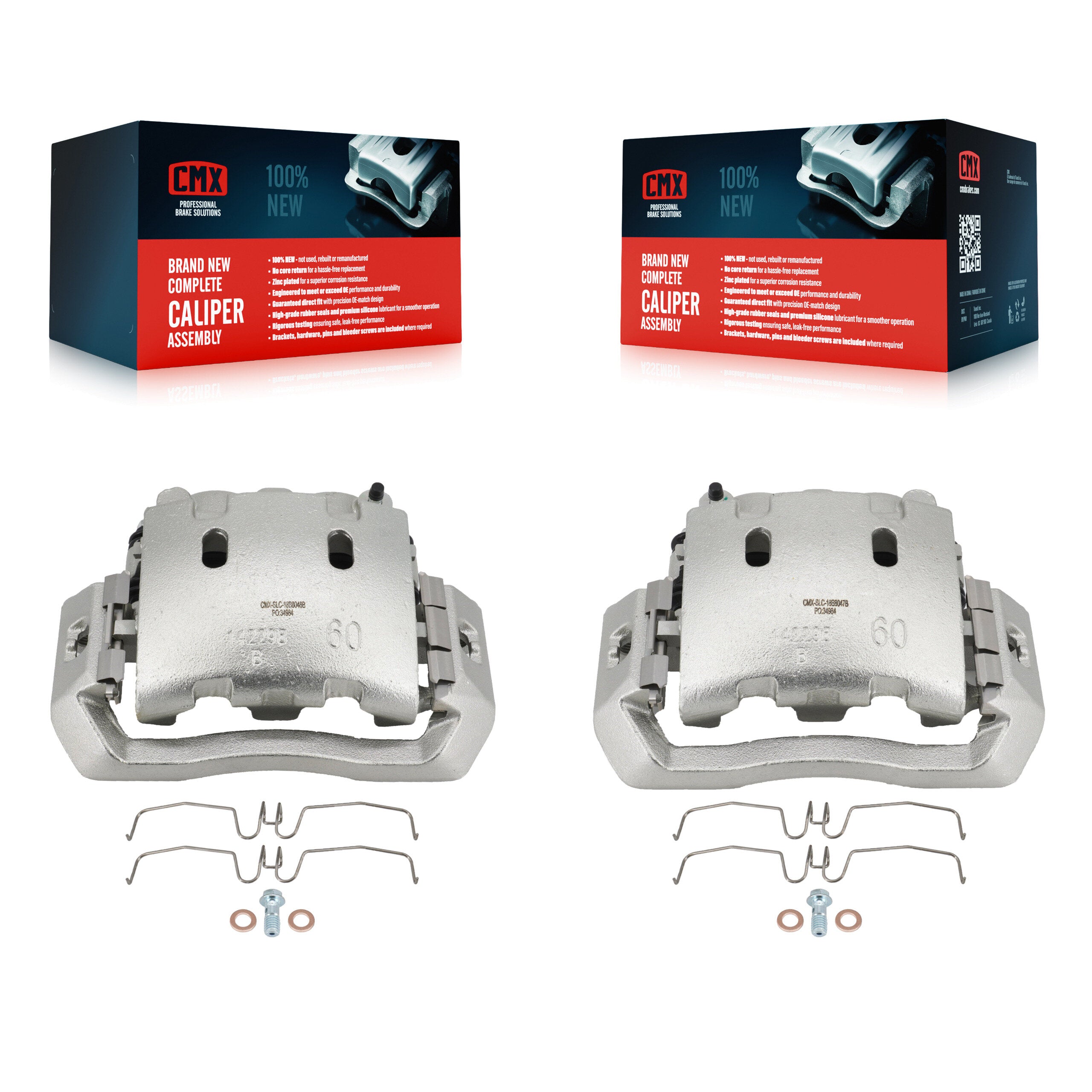 CMX KBC-100366 Disc Brake Caliper for 2005-2016 Ford F-450 Super Duty, International TerraStar, Ford LCF & more - Rear product image