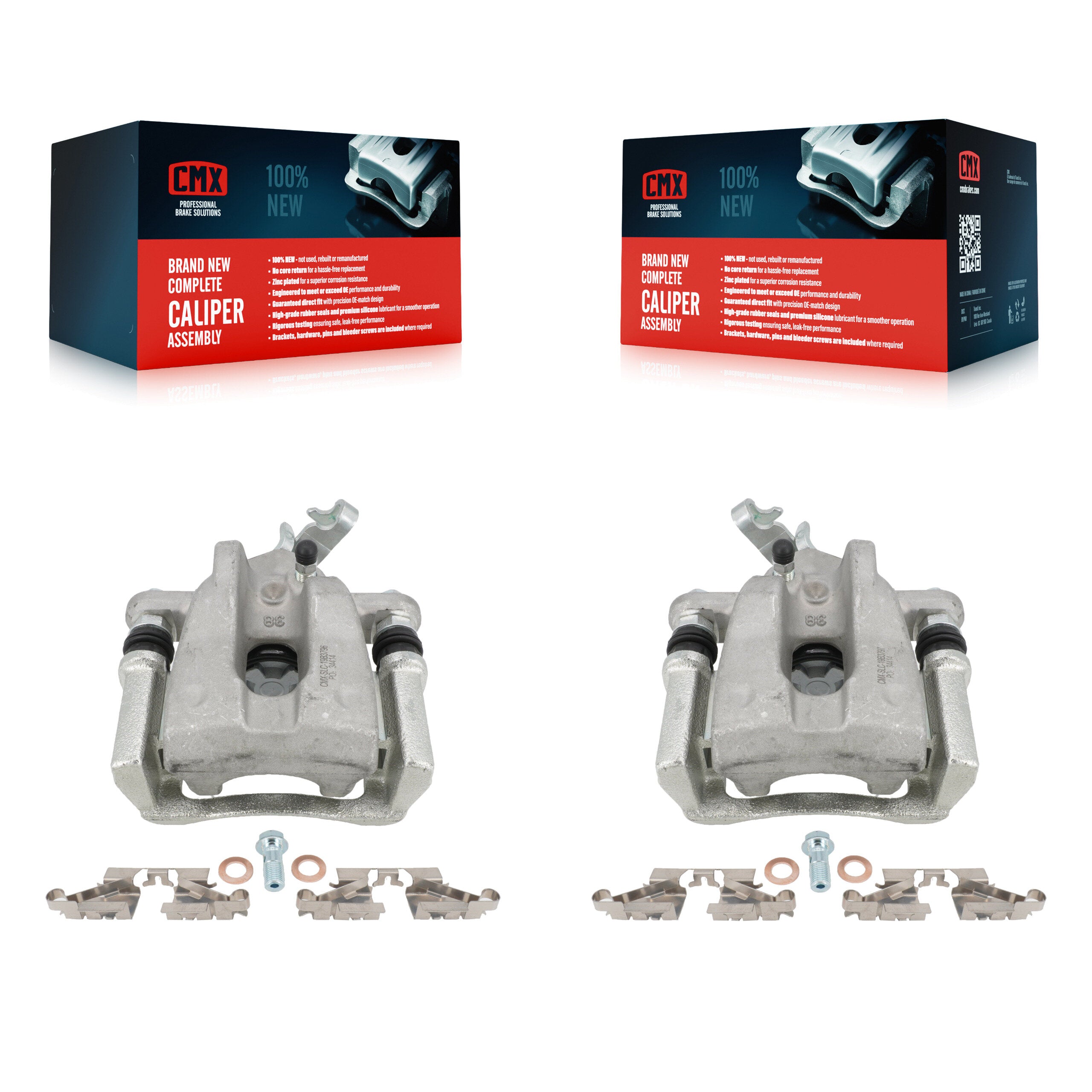 CMX KBC-100376 Disc Brake Caliper for 2009-2019 Toyota Corolla, Toyota Matrix, Pontiac Vibe - Rear product image