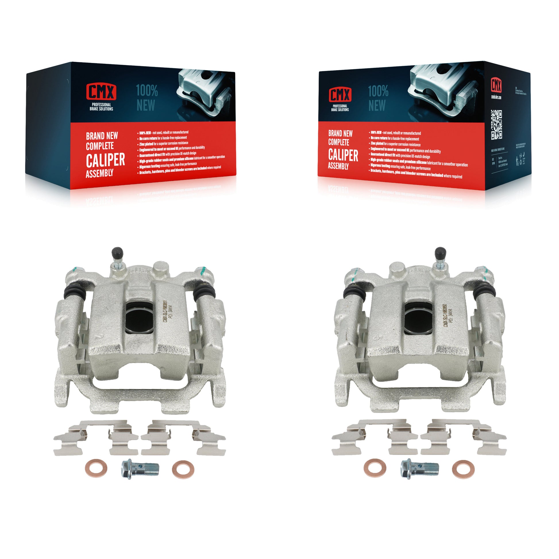 CMX KBC-100377 Disc Brake Caliper for 2008-2012 INFINITI FX35, INFINITI G37, INFINITI EX35 & more - Rear product image
